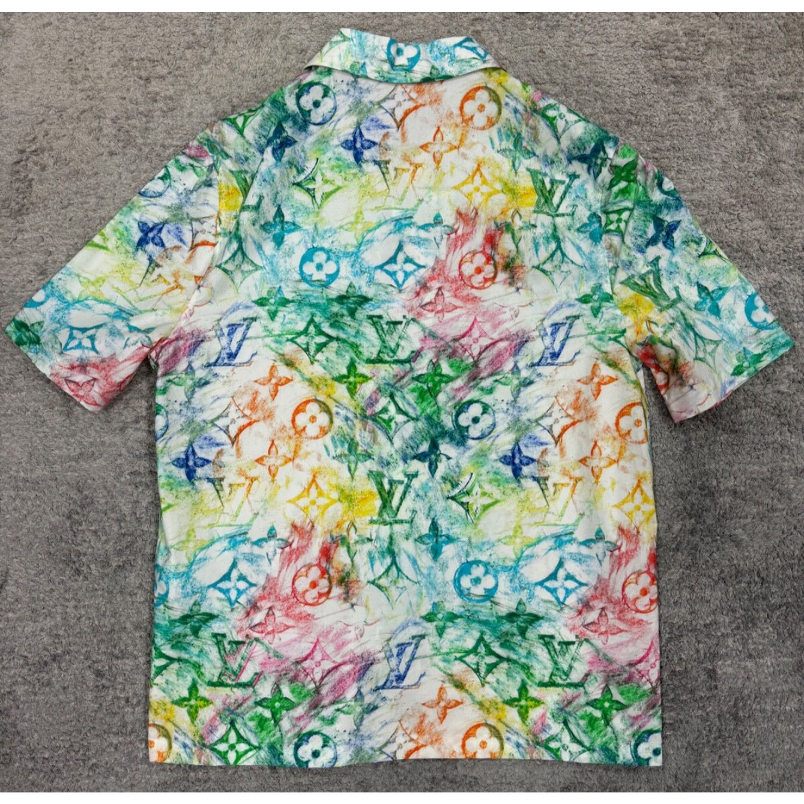 Louis Vuitton Louis Vuitton Pastel Multicolor Monogram Logo Short Sleeve Size US L / EU 52-54 / 3 - 9 Thumbnail