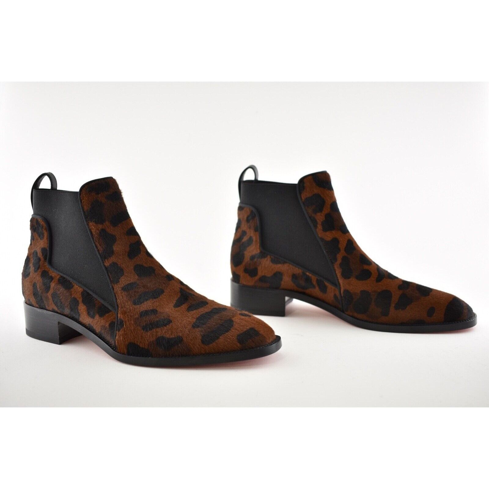 Christian Louboutin Christian Louboutin Marmada Flat Black Leopard Pony Fur Size US 8 / IT 38 - 4 Thumbnail