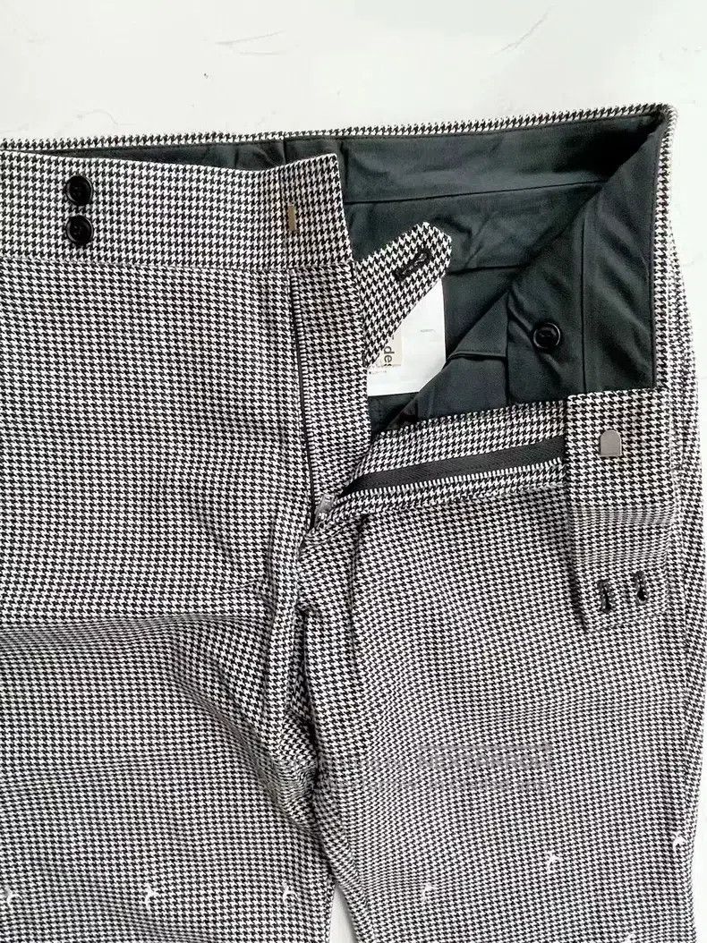 Comme des Garcons Comme Des Garcons size M Houndstooth Embroidered Culottes Size 22" - 8 Thumbnail