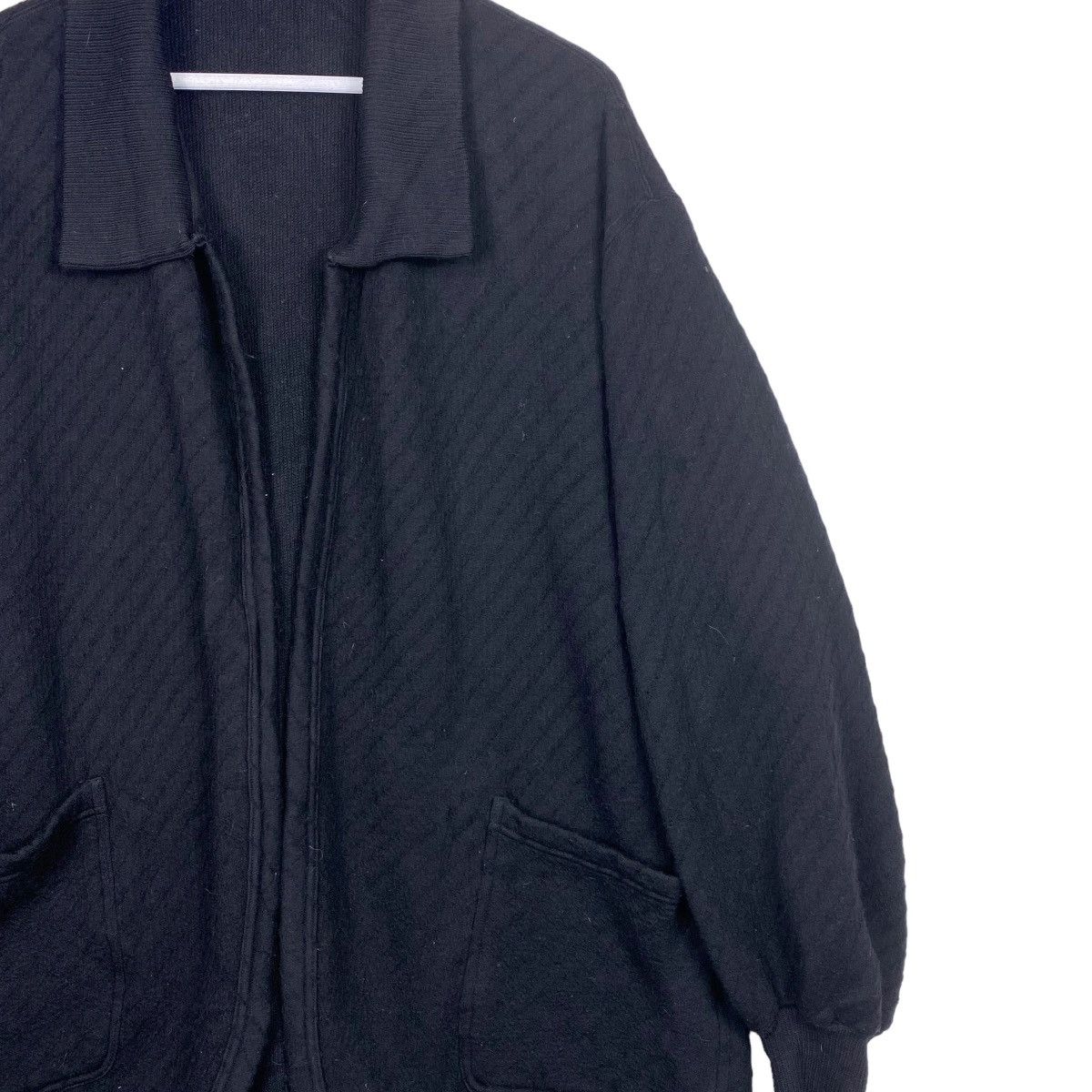 Issey Miyake 💥80s ISSEY MIYAKE OPEN FRONT BUTTONLESS KNIT CARDIGAN Size US XL / EU 56 / 4 - 4 Thumbnail