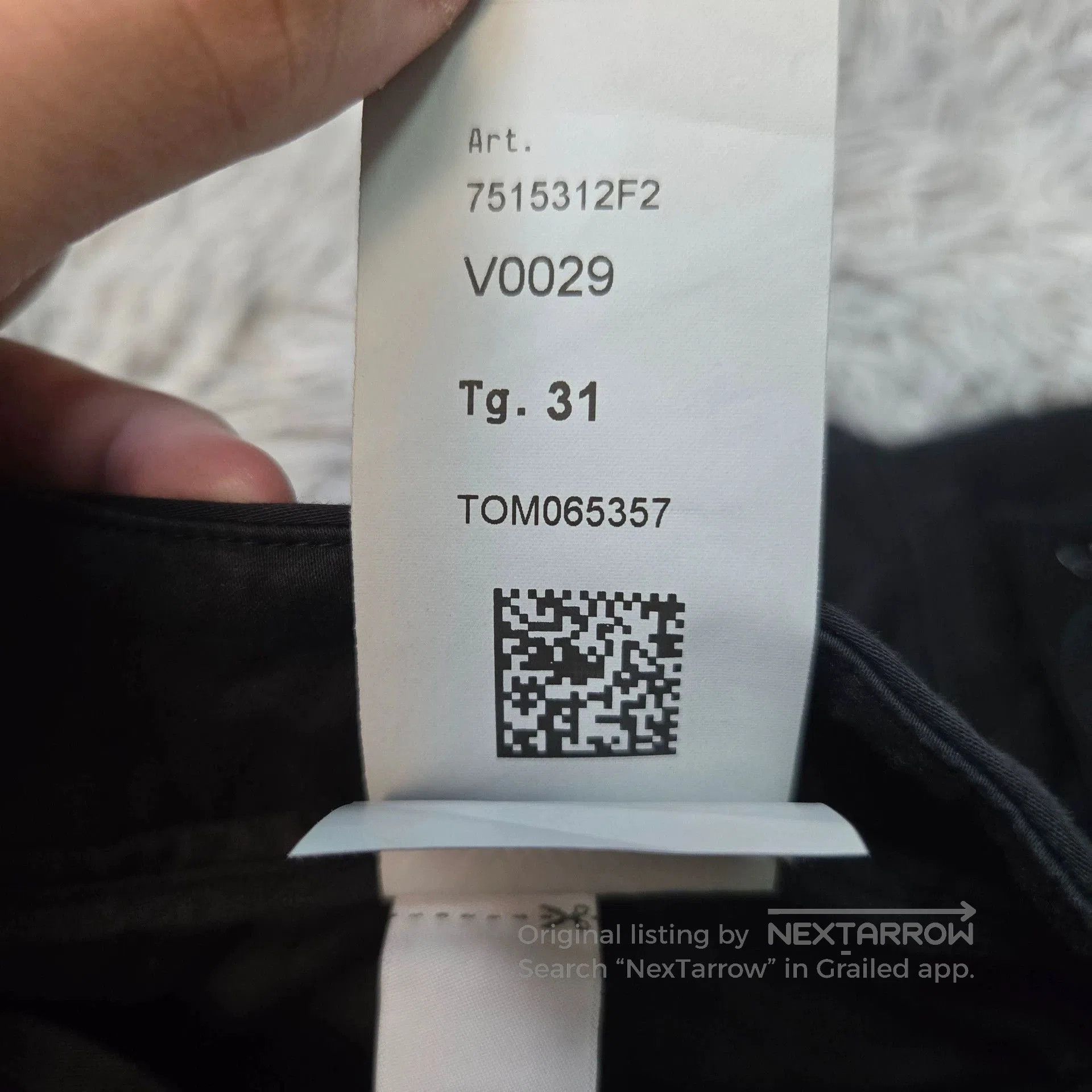 Stone Island stone island blue-black wool long pants. Size US 31 - 6 Thumbnail