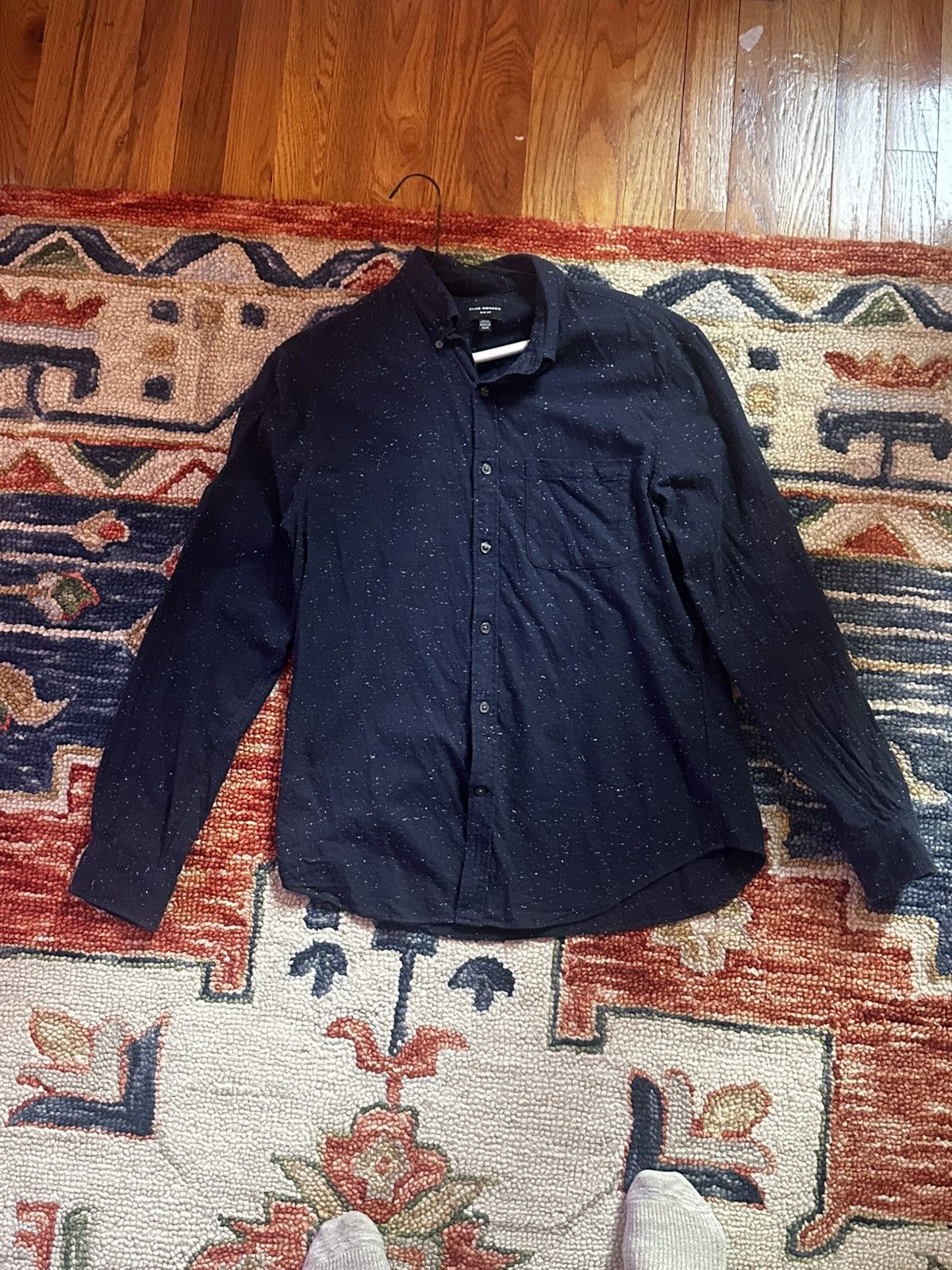 Club Monaco Club Monaco Donegal Flannel Navy Size US M / EU 48-50 / 2 - 1 Thumbnail