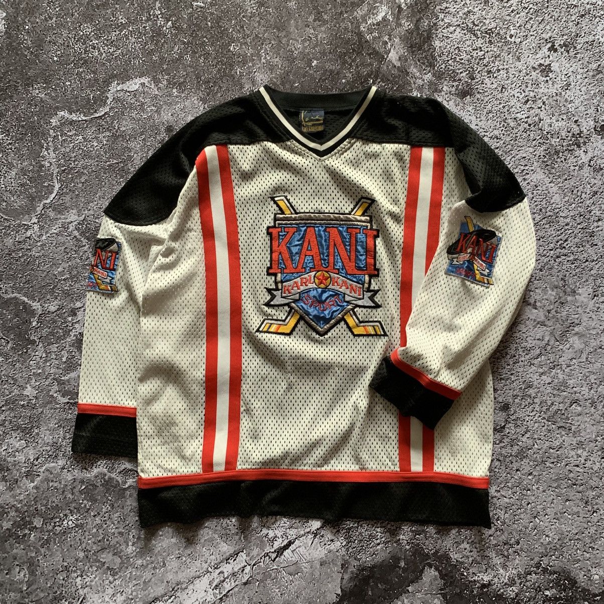 Karl Kani Vintage Karl Kani Sport Ice Hockey Jersey Tupac Shakur Style Size US L / EU 52-54 / 3 - 1 Thumbnail