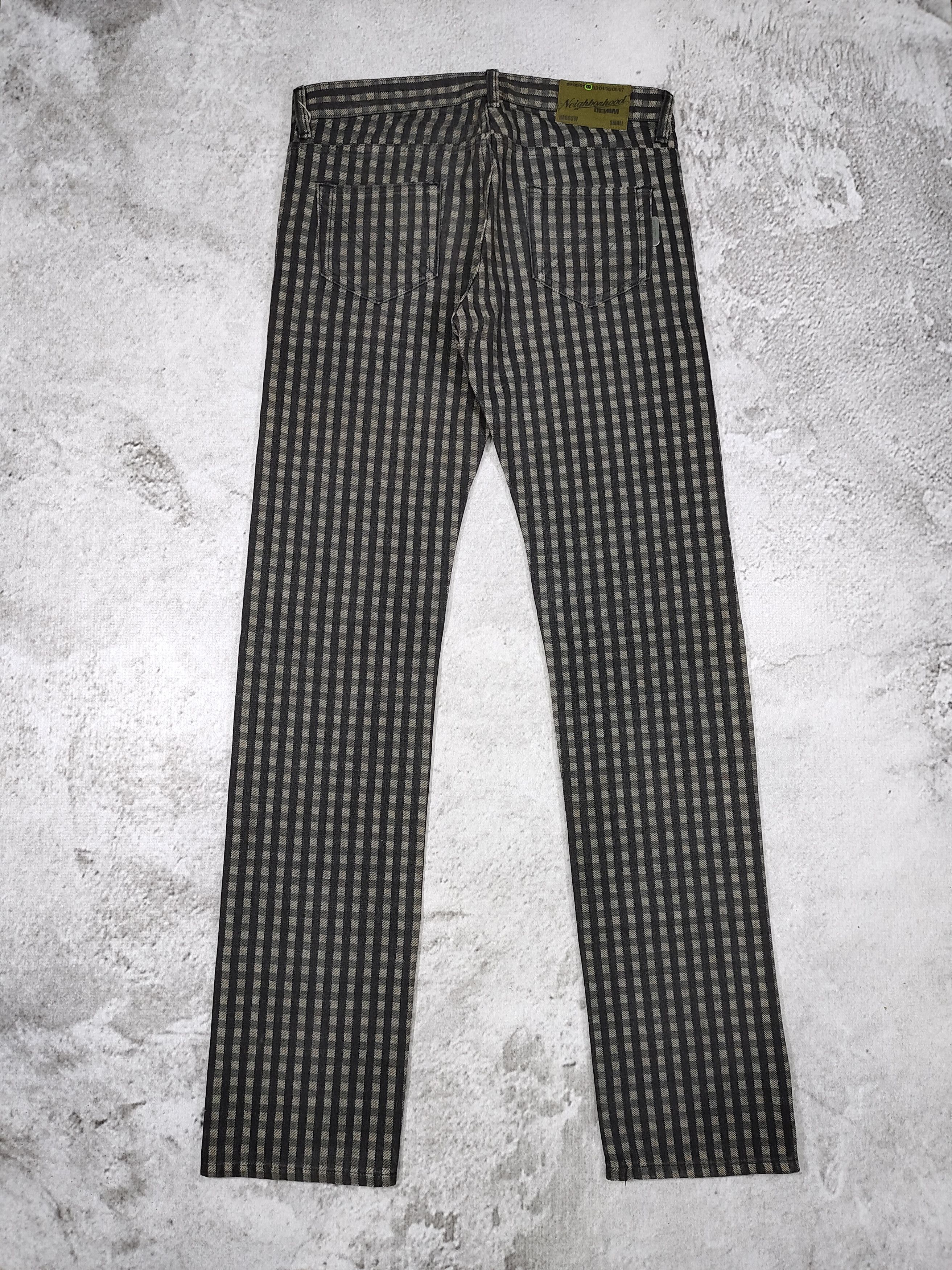 Neighborhood 2000s Neighborhood- Grunge Punk Rock Monochrome Plaid Jeans Size US 30 / EU 46 - 5 Thumbnail