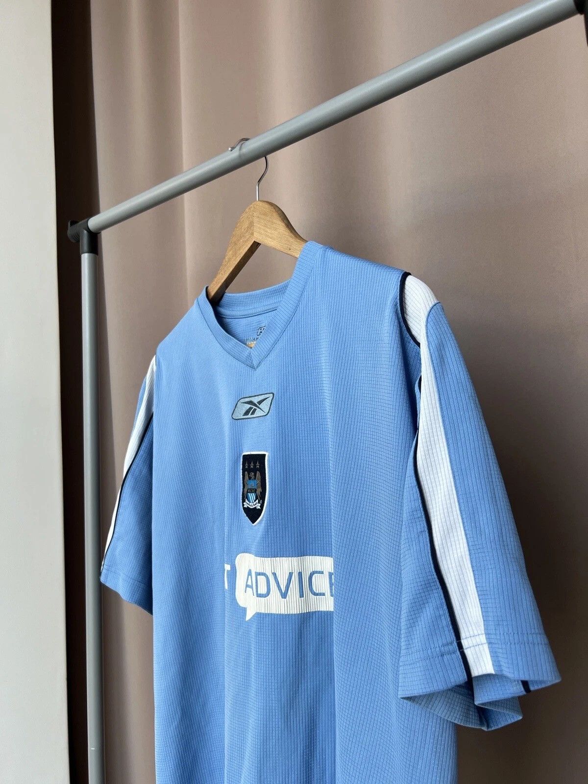 Reebok FC Manchester City 2003/2004 Training Football Shirt XL/XXL Size US XL / EU 56 / 4 - 4 Thumbnail