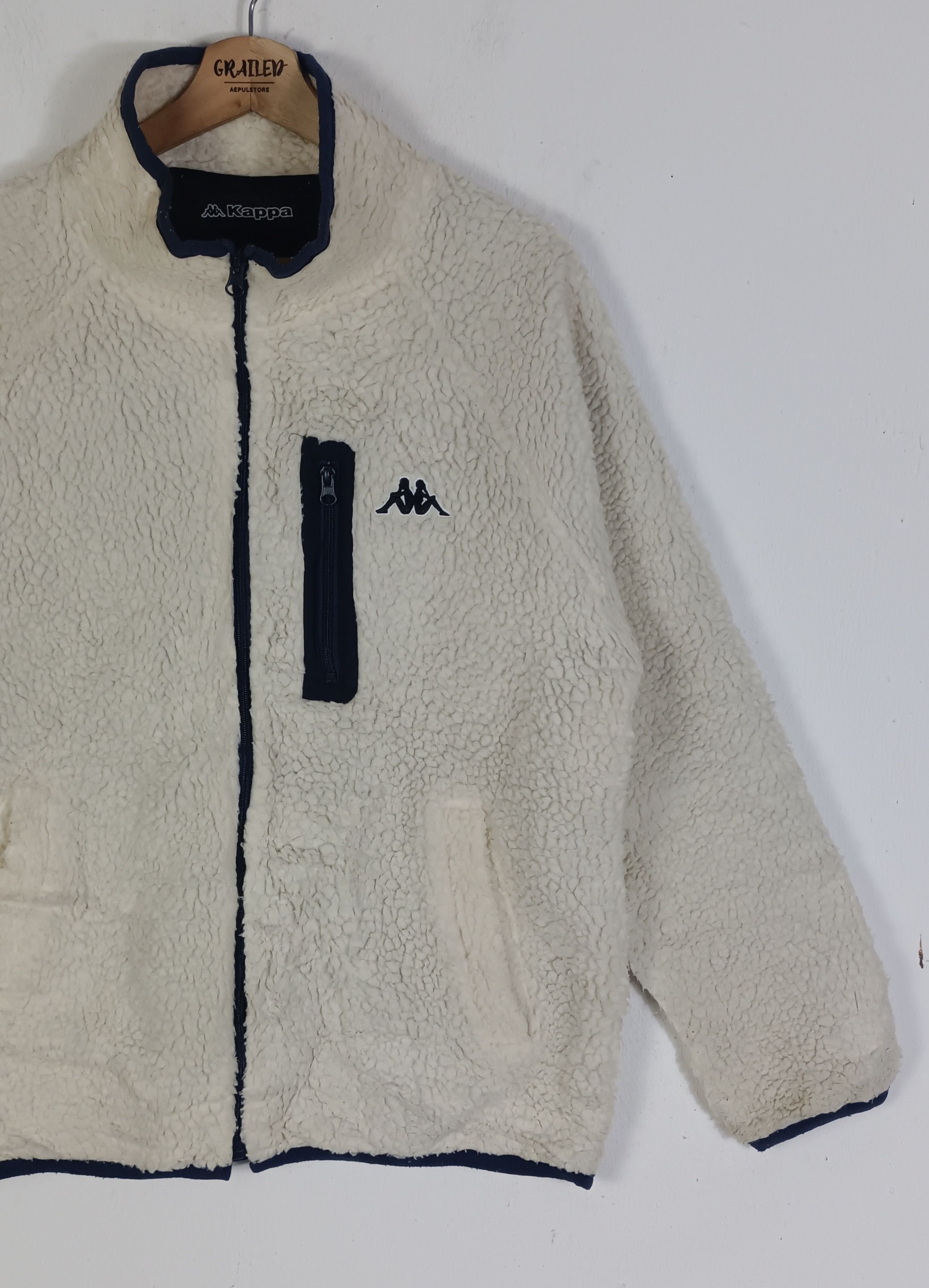 Kappa Vintage Kappa Flecee Jacket Size US L / EU 52-54 / 3 - 3 Thumbnail