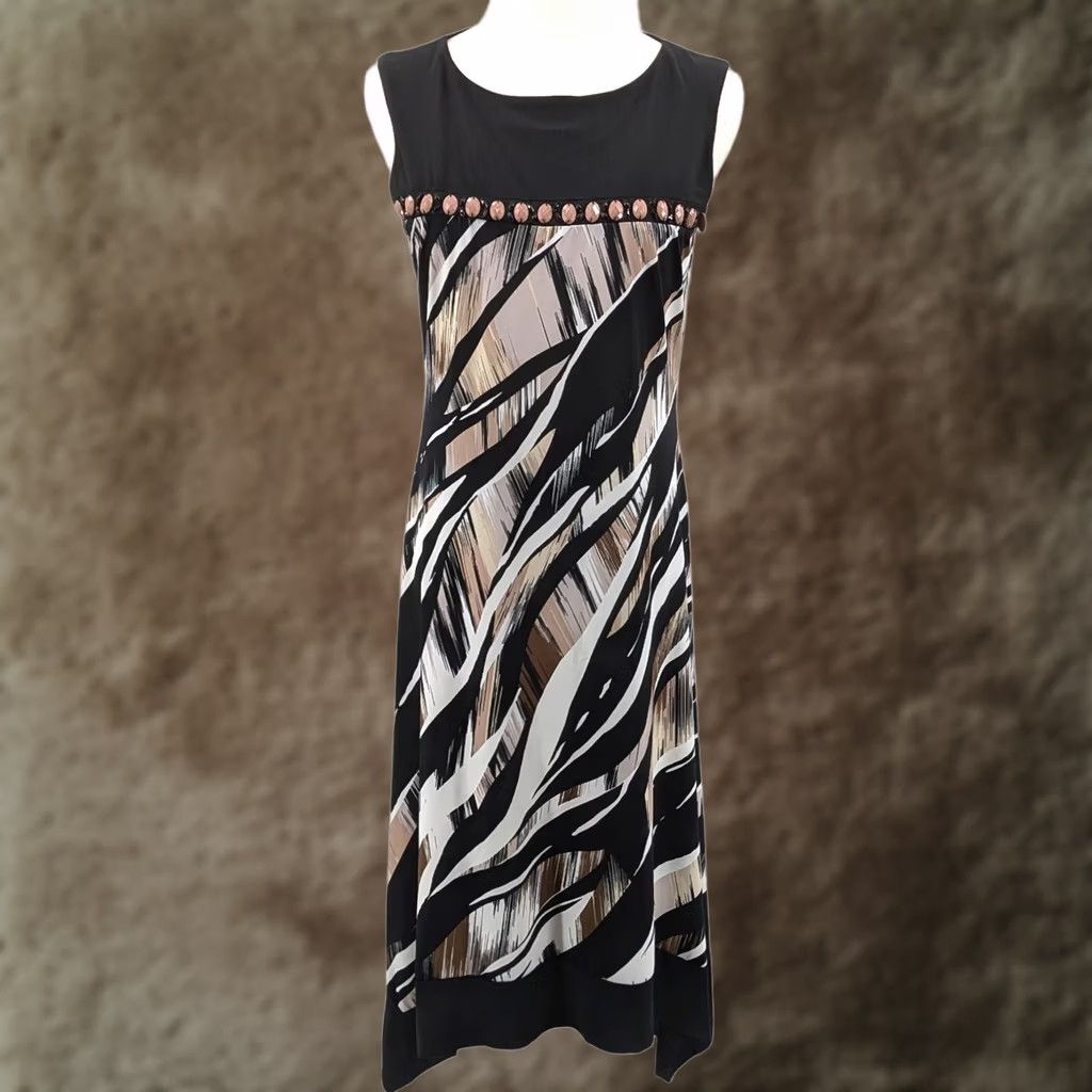 Vintage PerSeption Concept Abstract Dress Midi - S Size S / US 4 / IT 40 - 1 Thumbnail