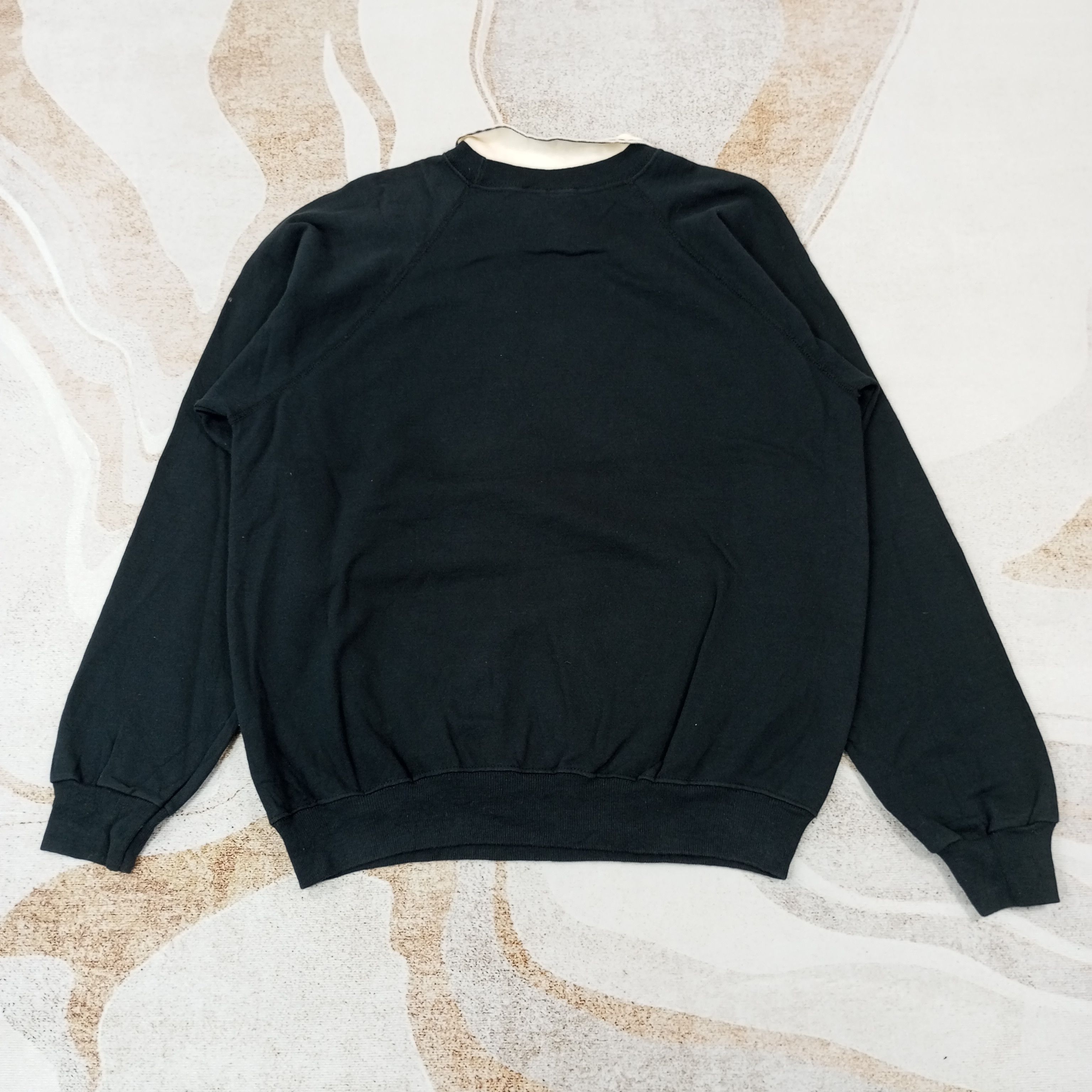 Vintage Vintage Zig Zag Flowers Collar Sweatshirt Size US L / EU 52-54 / 3 - 4 Thumbnail