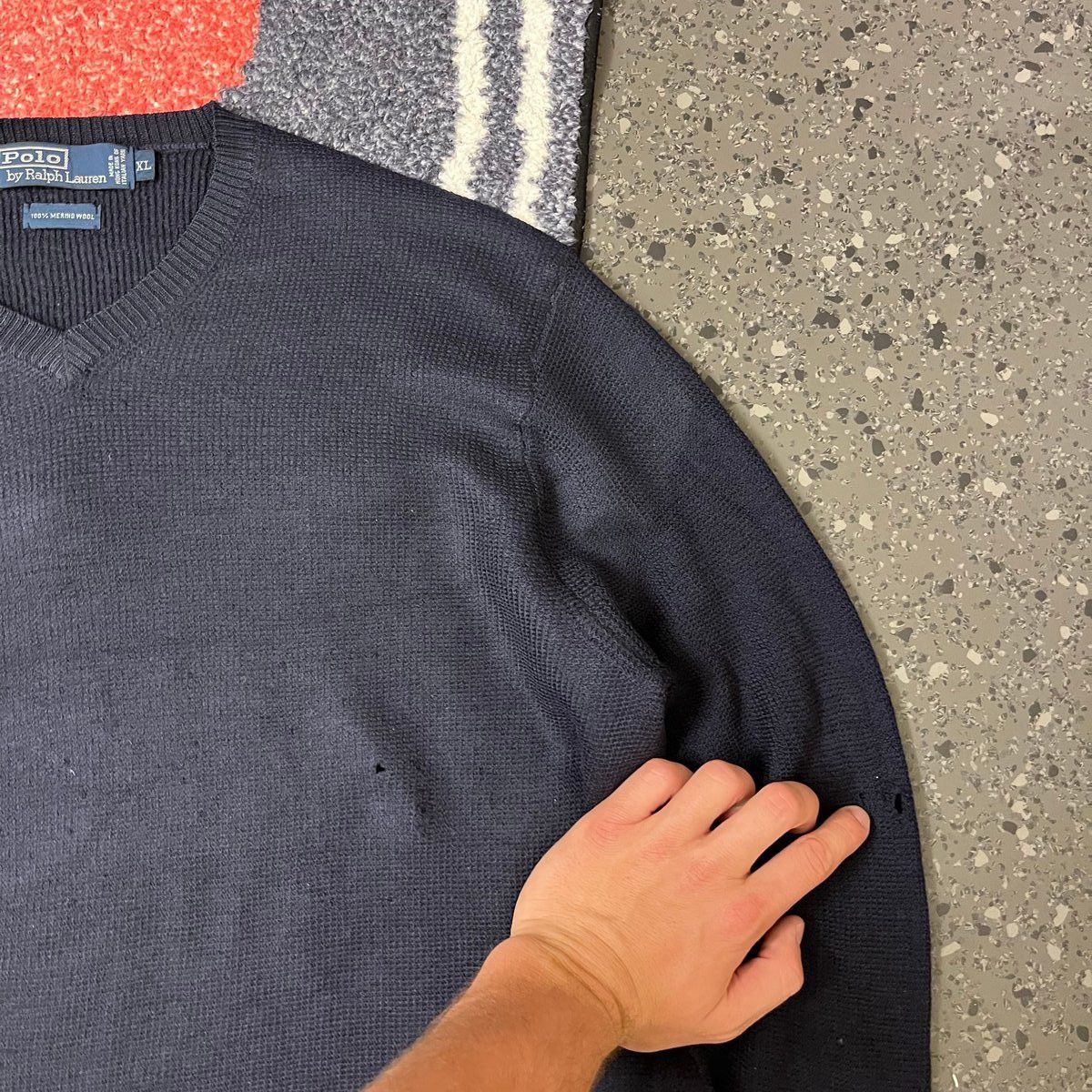 Polo Ralph Lauren POLO Ralph Lauren navy blue Crewneck Sweater Size US M / EU 48-50 / 2 - 10 Thumbnail
