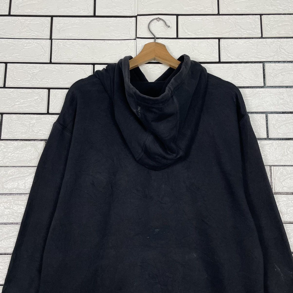Nike Nike Big Logo Pullover Black Hoodie Size US L / EU 52-54 / 3 - 8 Thumbnail