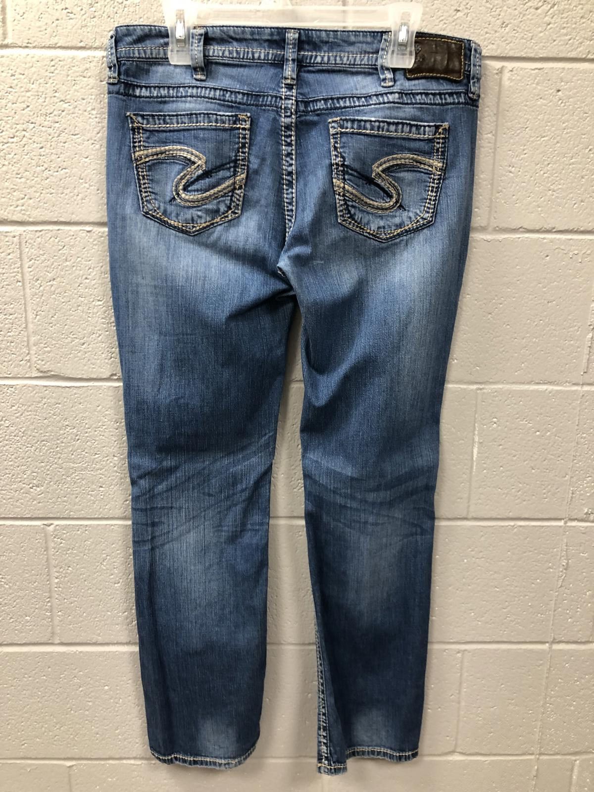 Designer Silver Jeans Lola Mid Rise Skinny Jeans Size 32" / US 10 / IT 46 - 5 Thumbnail