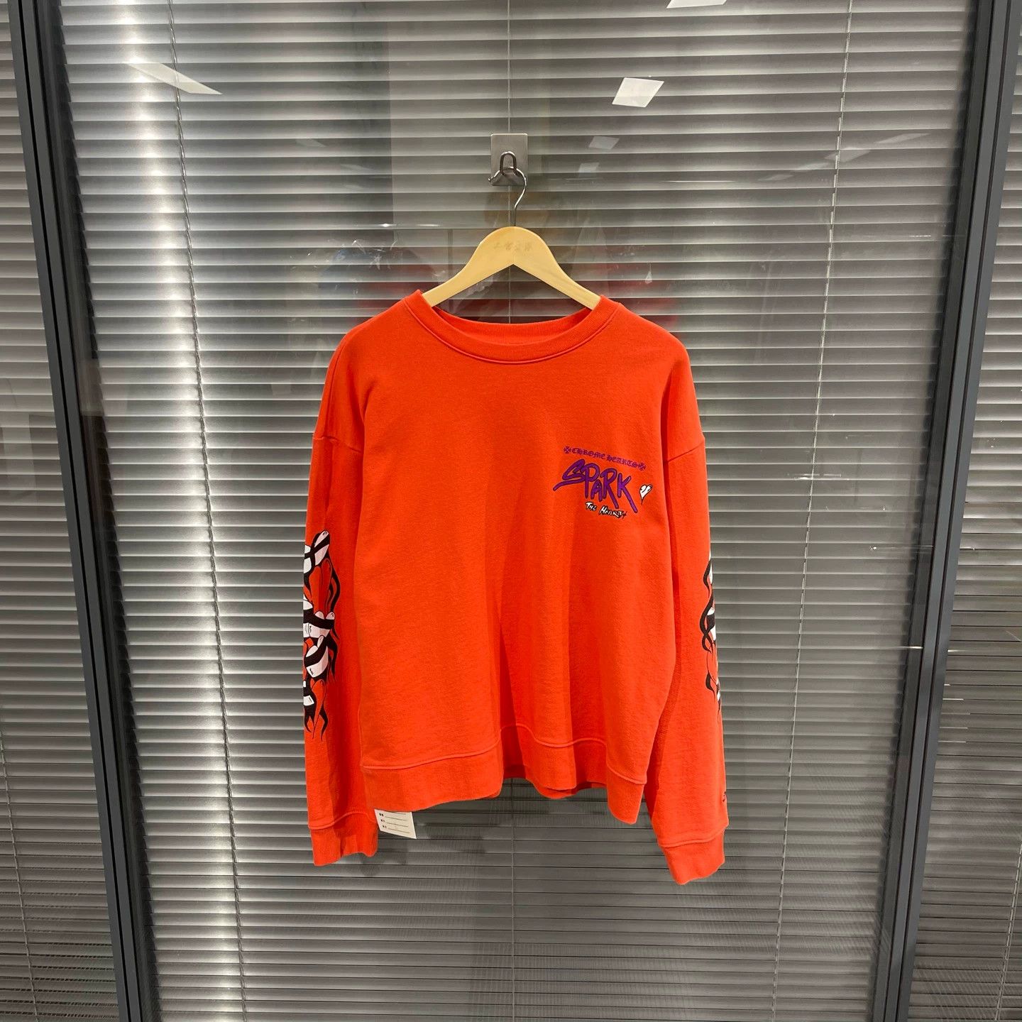 Chrome Hearts Chrome Hearts MattyBoy Red Graffiti Flame HoodieL95 Size L / US 10 / IT 46 - 1 Thumbnail