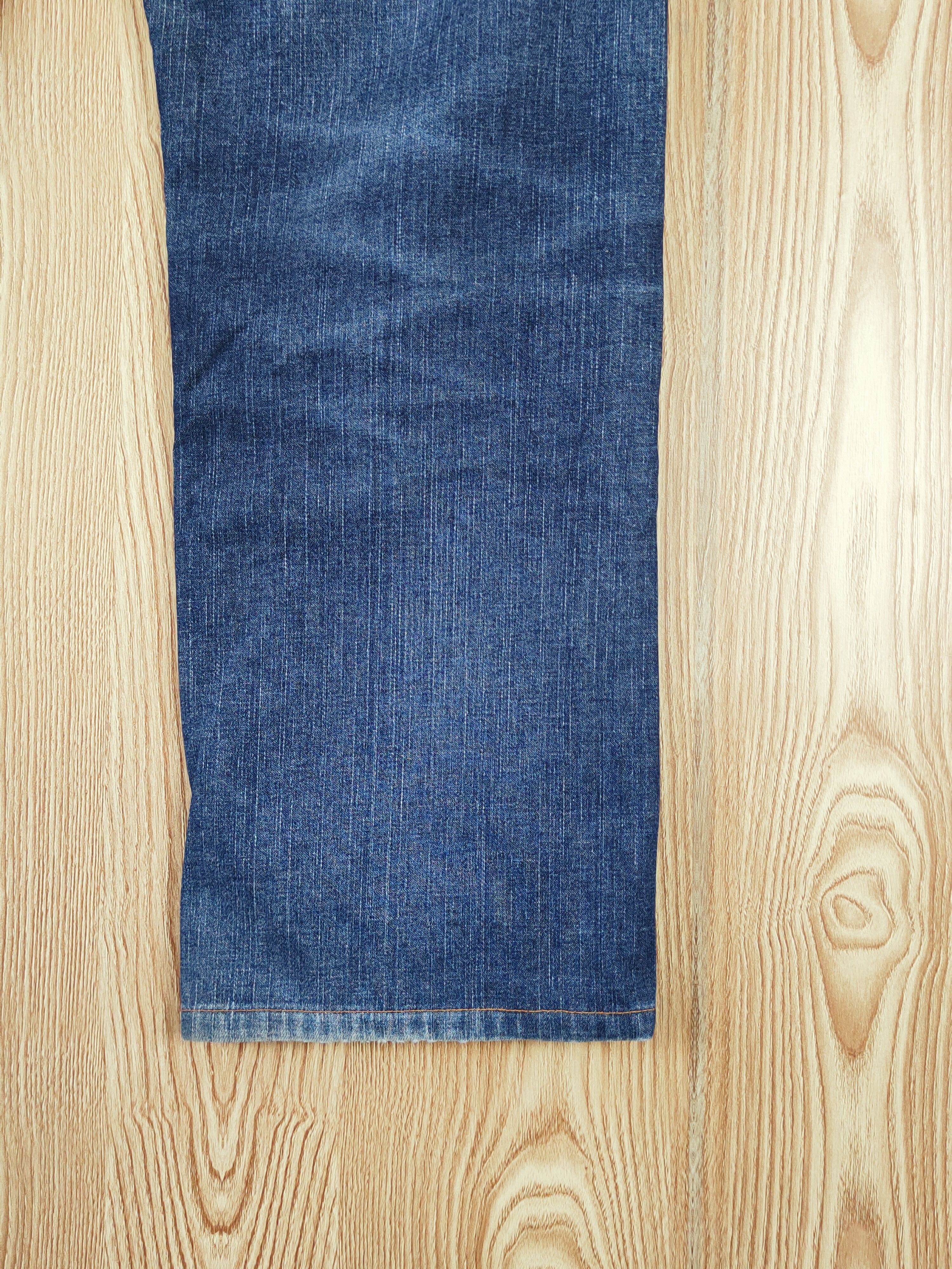 Japanese Brand Uniqlo Dark Blue Distressed Ripped Jeans #W226 Size US 32 / EU 48 - 12 Thumbnail
