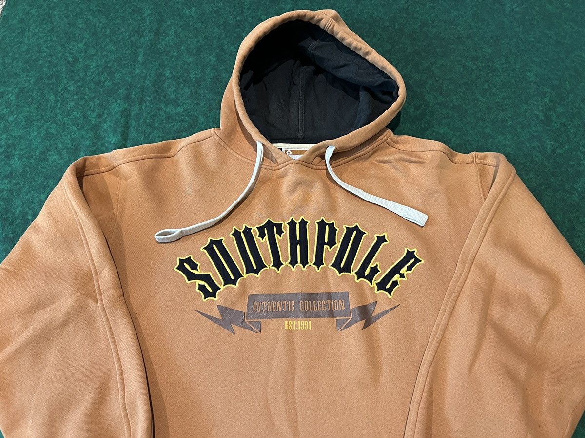 Southpole × Vintage Vintage Southpole - Sweatshirt Hoodie Y2k Skater Distressed Size US M / EU 48-50 / 2 - 2 Thumbnail