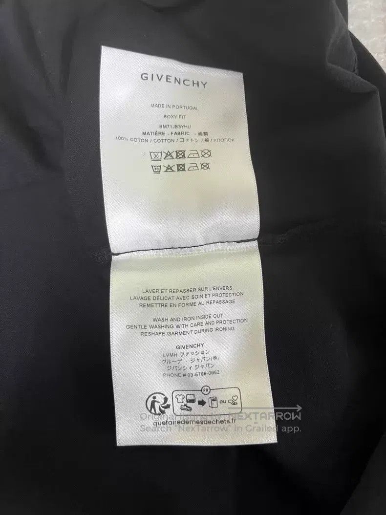 Givenchy Givenchy Letter Printed Round Neck Short Sleeve T-Shirt Size US M / EU 48-50 / 2 - 6 Thumbnail