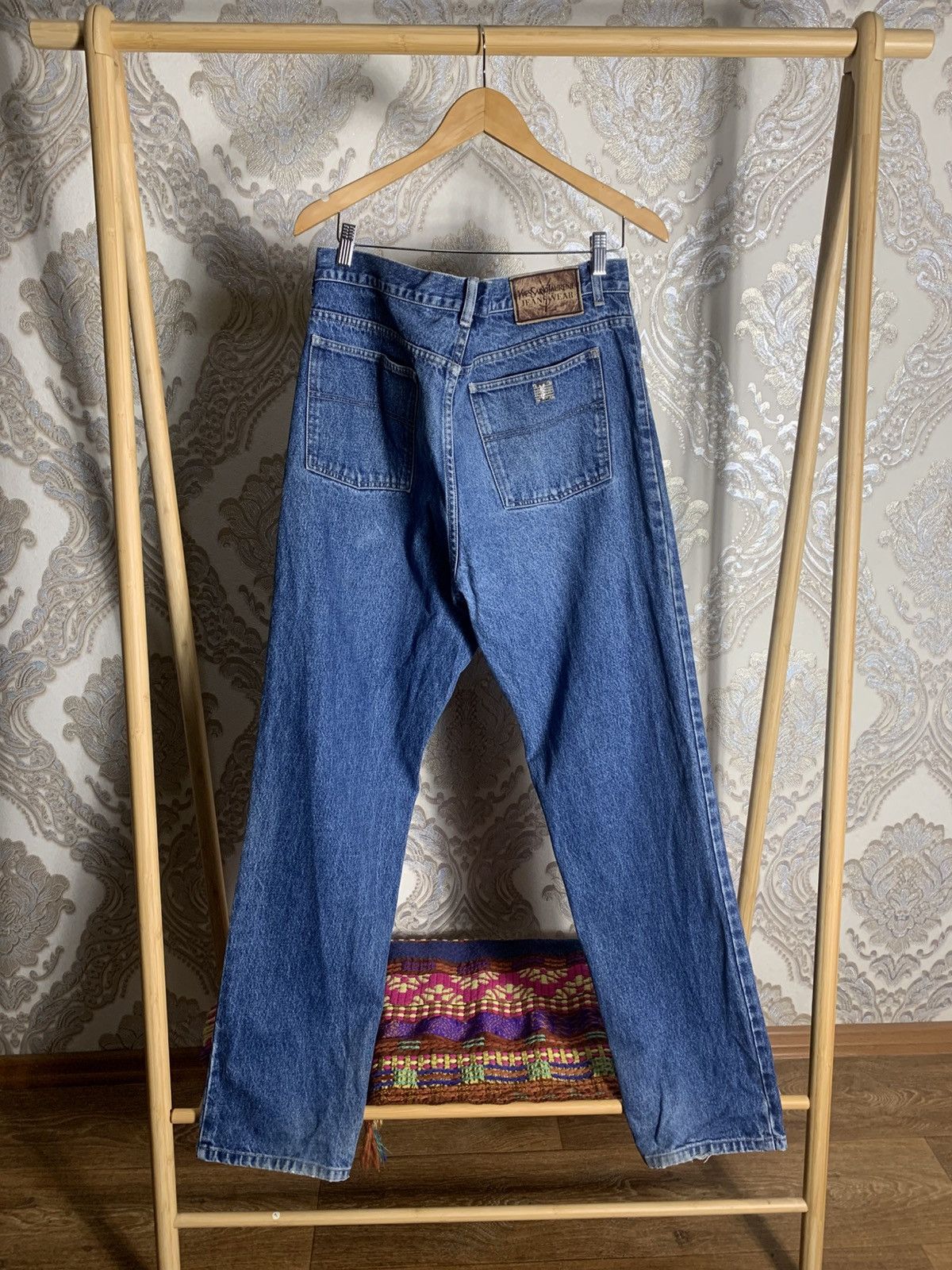 Saint Laurent Paris VINTAGE YVES SAINT LAURENT PARIS RETRO DENIM JEANS Y2K 90s Size US 38 / EU 54 - 1 Thumbnail