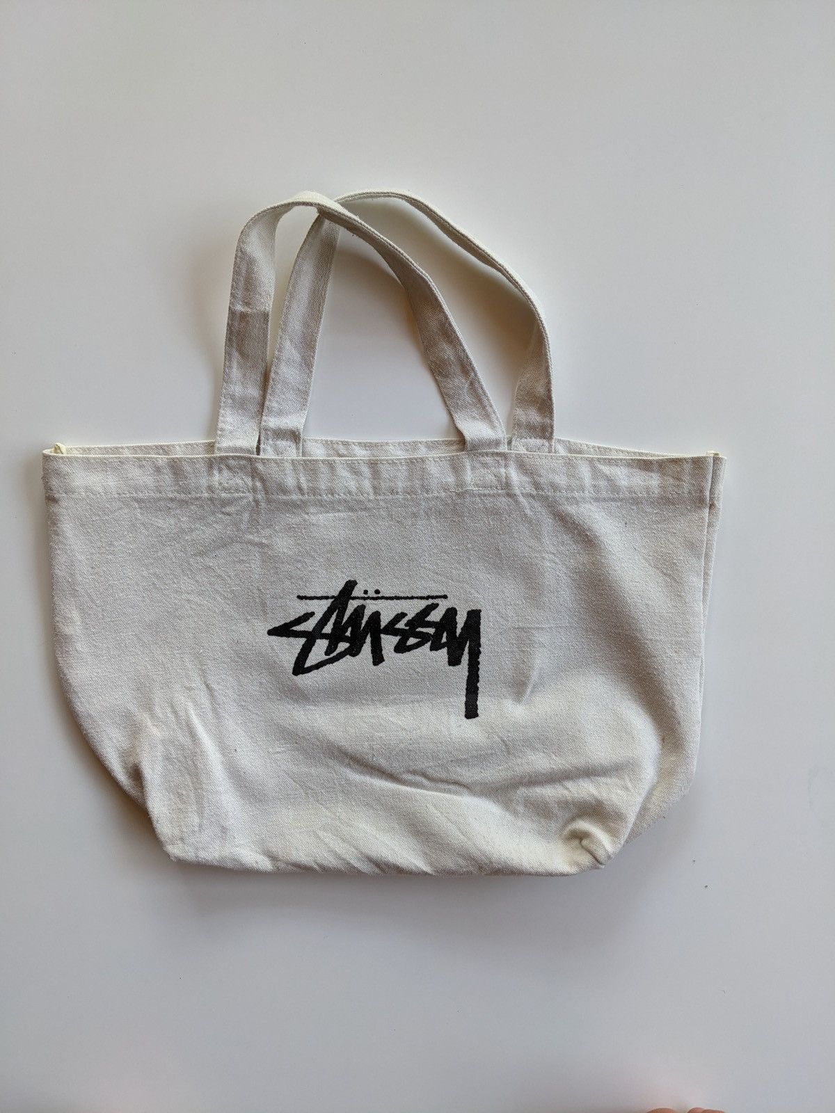 Stussy Magazine Tote Bag in White, Men's