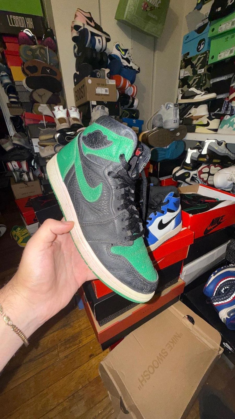 Jordan 1 pine green beater sz 9