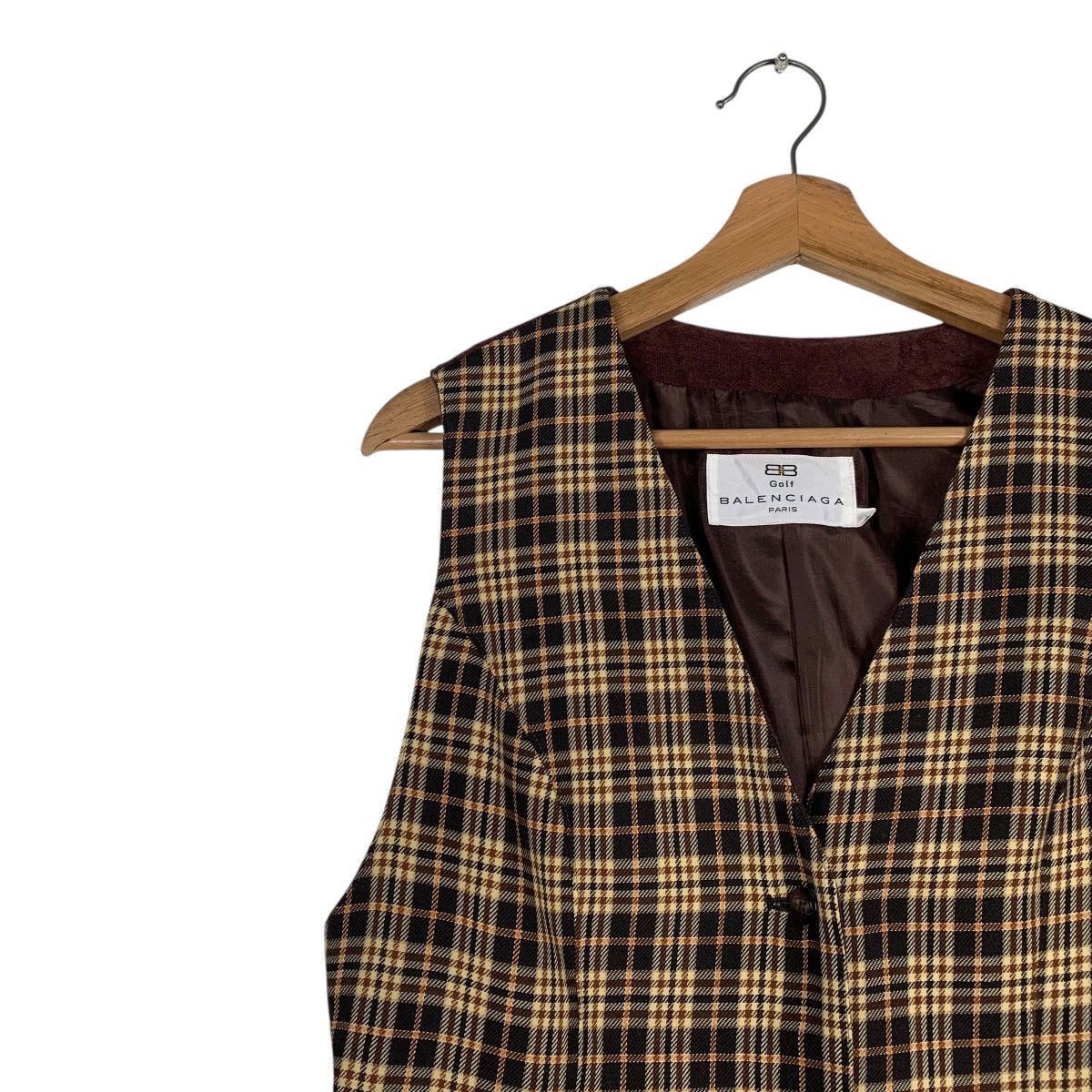 Balenciaga Balenciaga Nova Check Vest Size L / US 10 / IT 46 - 6 Thumbnail