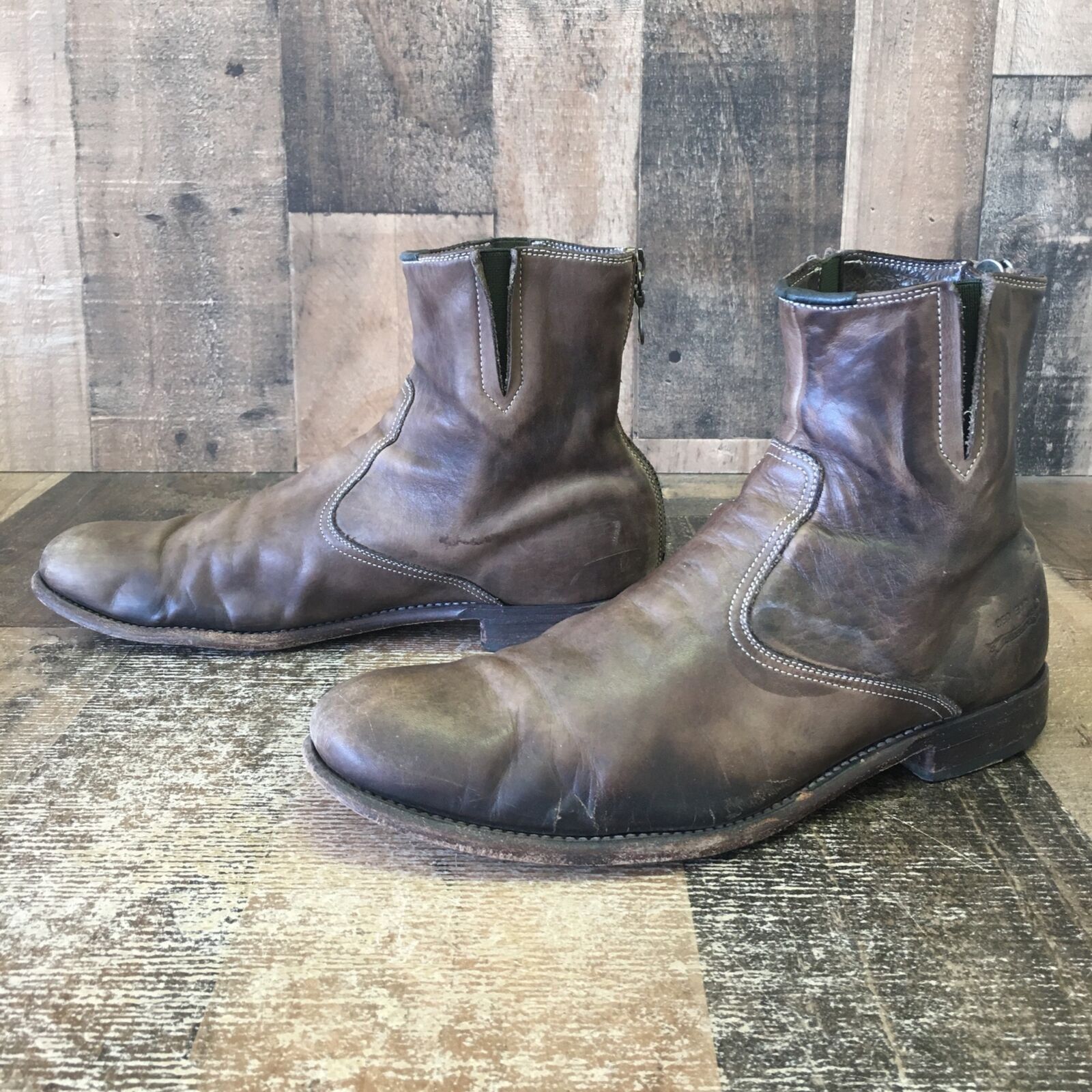 image of Paul Smith Red Ear Paul Smith Italy Red Ear Ankle Boots Mens Uk 7 Us 8 in Brown