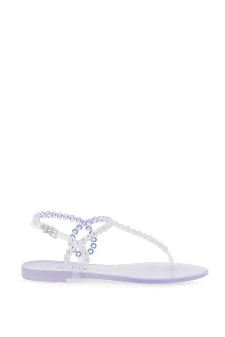 image of Aquazzura O1S22I1N0324 Sandals In Ivory, Women's (Size 8)