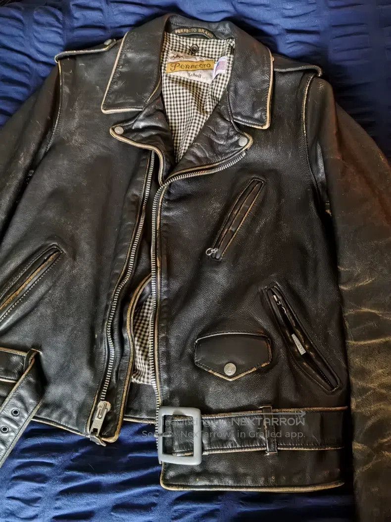 Schott Schott Motorcycle leather coat Size US L / EU 52-54 / 3 - 2 Thumbnail