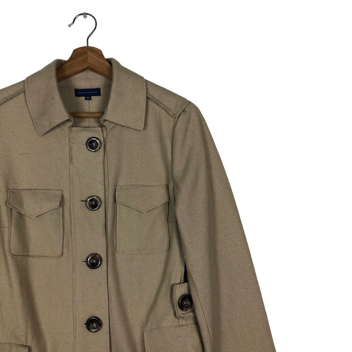 Adolfo Dominguez 🔥Vintage Biker Jacket Robed Adolfo Dominguez Double Breast Size US M / EU 48-50 / 2 - 6 Thumbnail