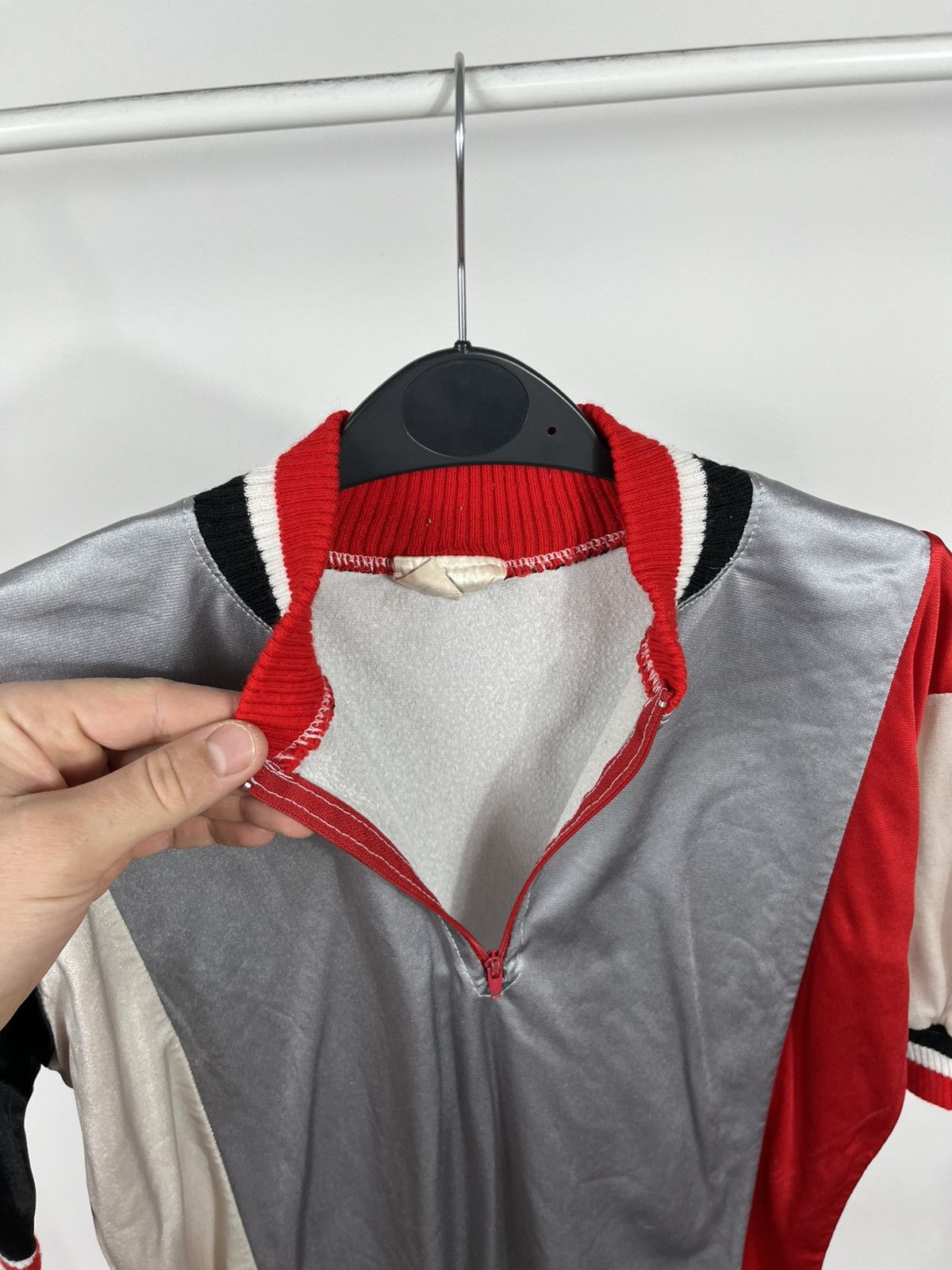 Other Vintage 80s Made in England Cycling Jersey Size L Red Black Size US L / EU 52-54 / 3 - 7 Thumbnail