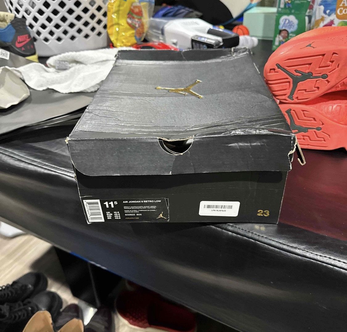 Jordan Brand Jordan 9 Low Bright Mango size 11.5 Size US 11.5 / EU 44-45 - 7 Thumbnail