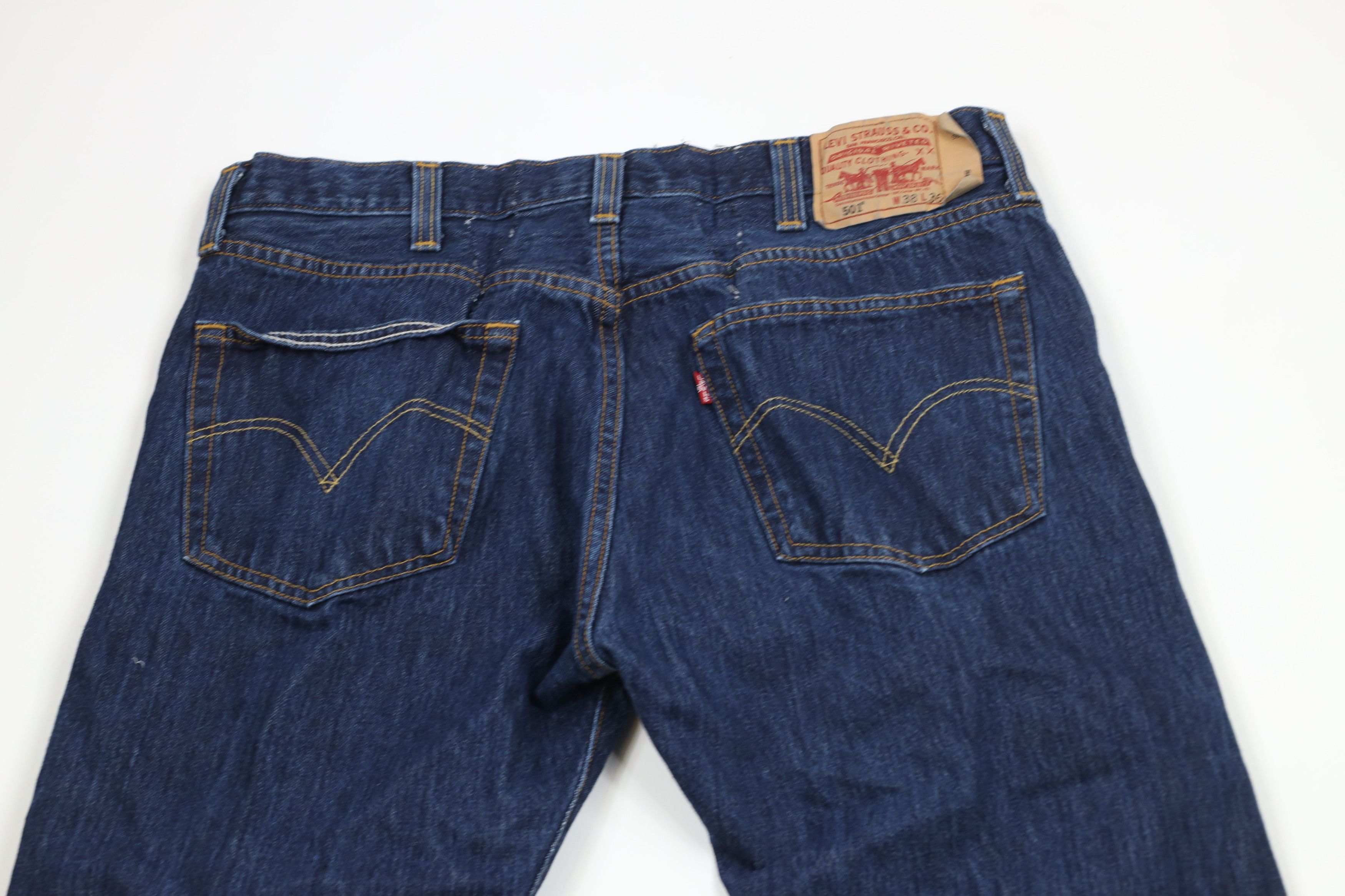 Levi's × Vintage Vintage Y2K Levis 501xx Button Fly Original Fit Denim Jeans Size US 36 / EU 52 - 10 Thumbnail