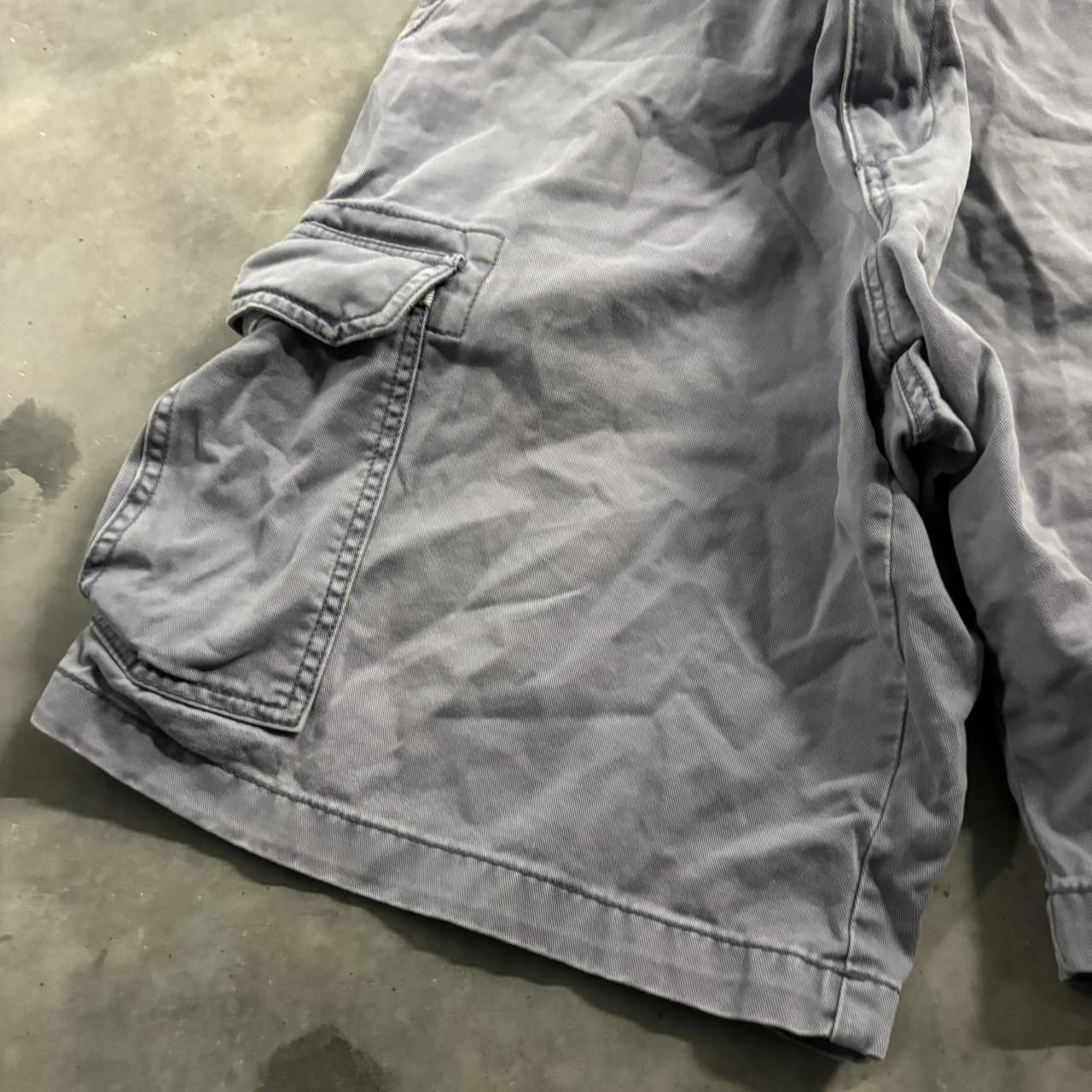 Vintage Crazy Vintage Y2K/2000s Baggy Light Blue Streetwear Skater Cargo Shorts! Size 38 Size US 38 / EU 54 - 3 Thumbnail