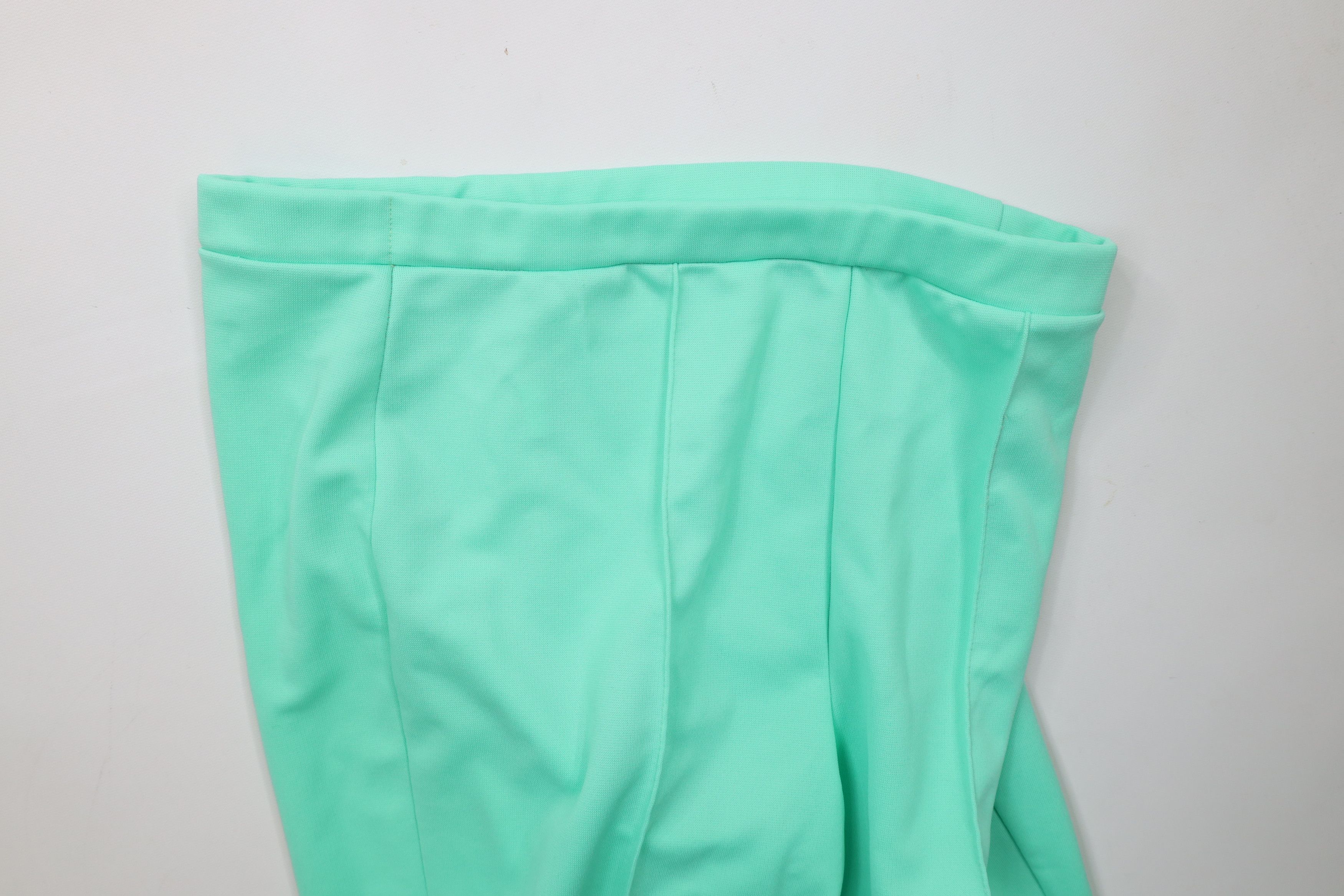 Vintage Vintage 70s Streetwear Bell Bottoms Pants Mint Green USA Size 38" / US 16 / IT 52 - 7 Thumbnail