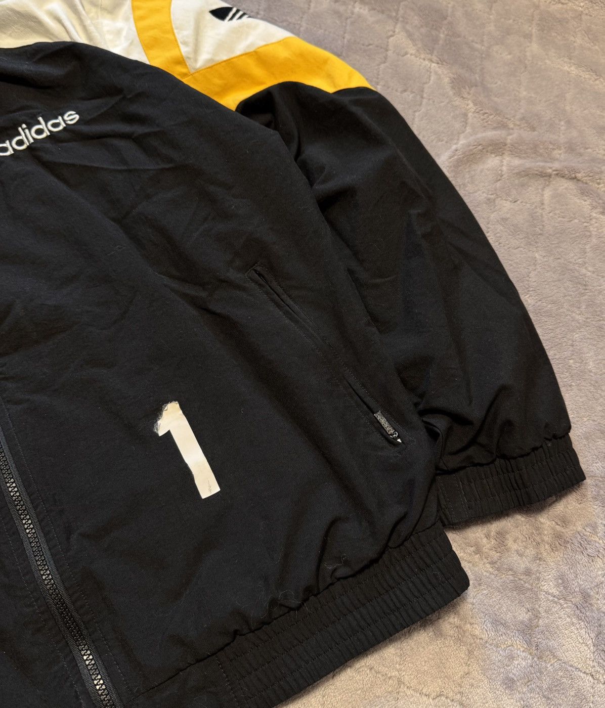 Adidas × Vintage Vintage 1990s Adidas Tracking Jacket Size US L / EU 52-54 / 3 - 9 Thumbnail