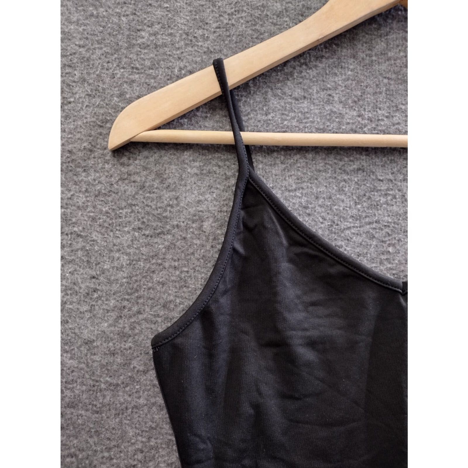 Vintage Bodysuit Black V-Neck Women's Sleeveless Size S Size S / US 4 / IT 40 - 7 Thumbnail