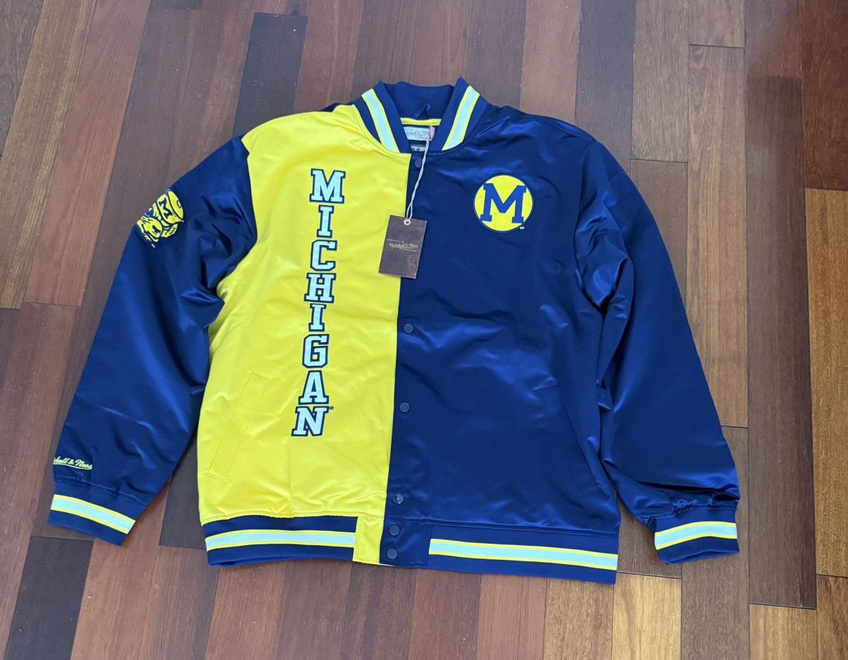 Mitchell & Ness Michigan University Mitchell & Ness Letterman Jacket Size US XXL / EU 58 / 5 - 1 Thumbnail