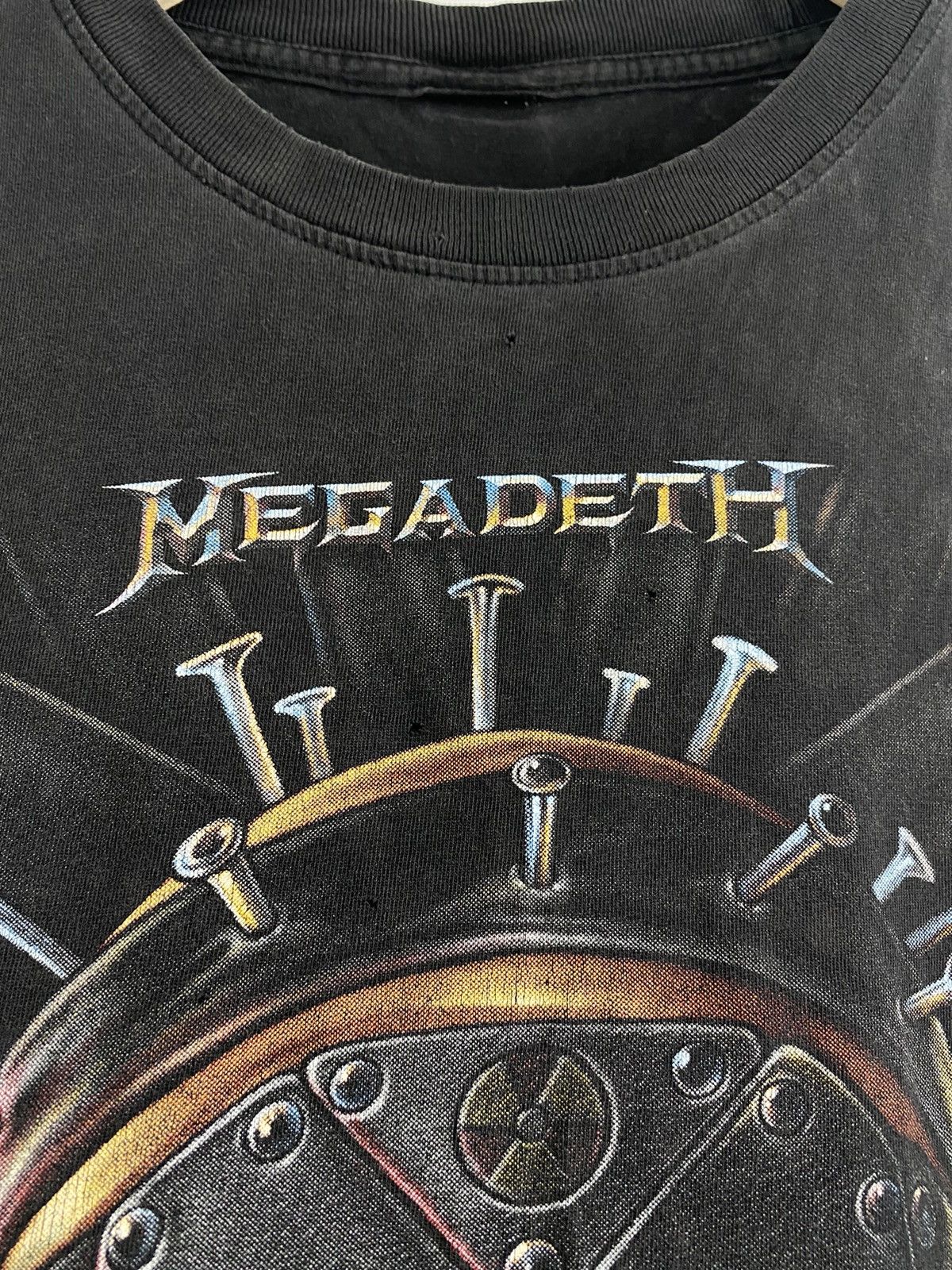 Megadeth 💀 Vintage Y2K Megadeth Rock Band Tour T-Shirt Rare Retro Size US M / EU 48-50 / 2 - 12 Thumbnail