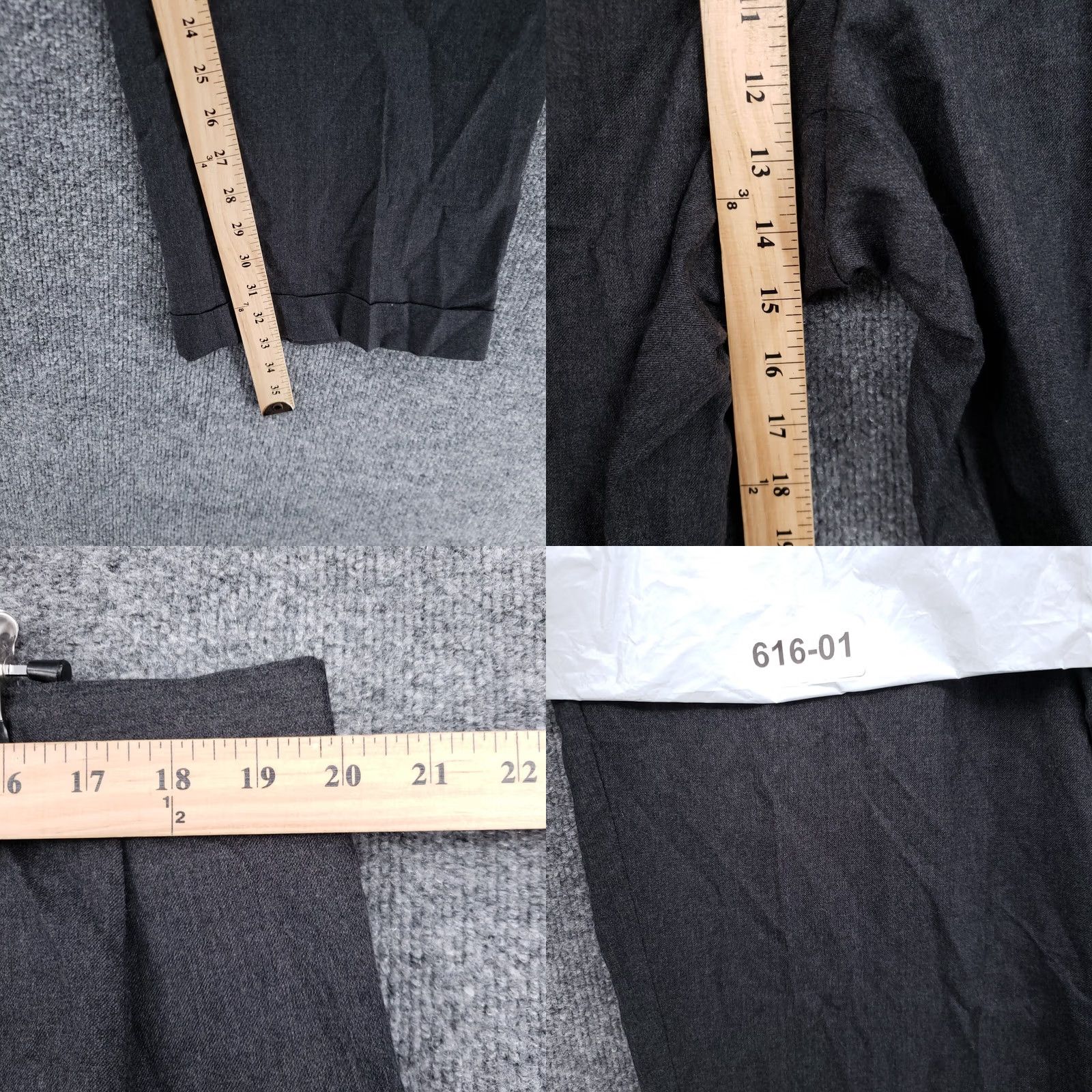Jos. A. Bank Jos. A. Bank Dress Pants 40 Gray Pleated Straight Mid-Rise Business Slacks Mens Size US 40 / EU 56 - 9 Thumbnail