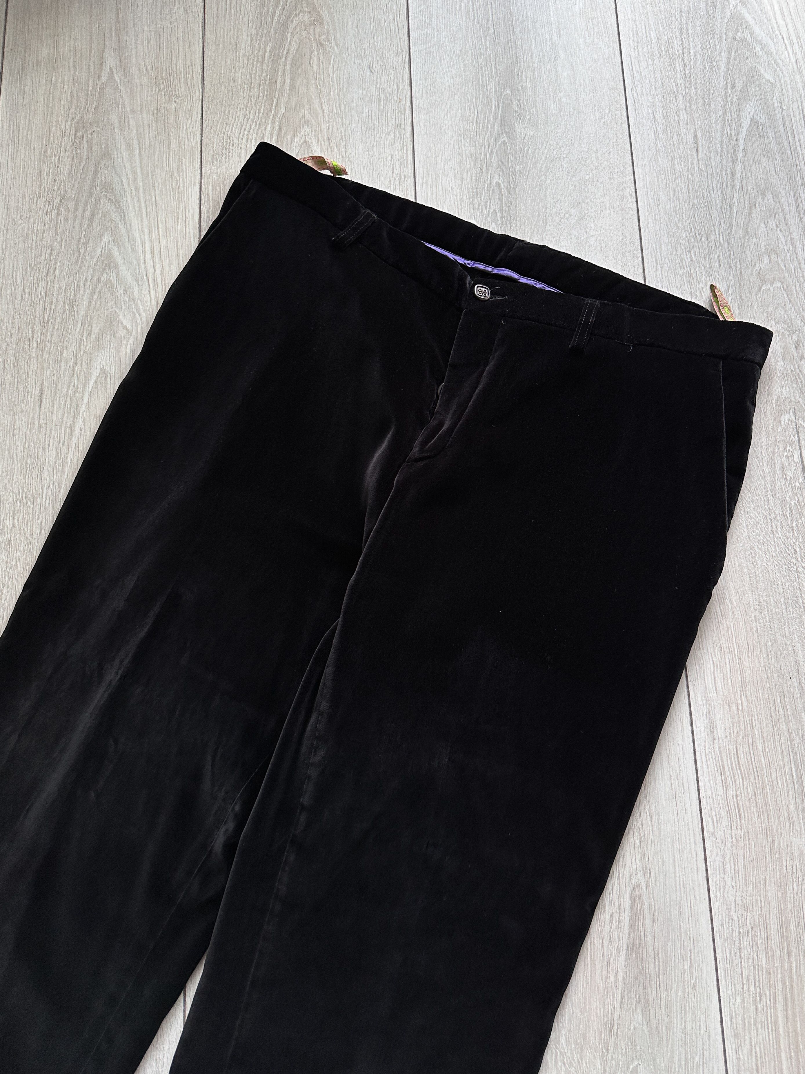 Etro Vintage Etro Velour Pants Trousers Size US 38 / EU 54 - 3 Thumbnail