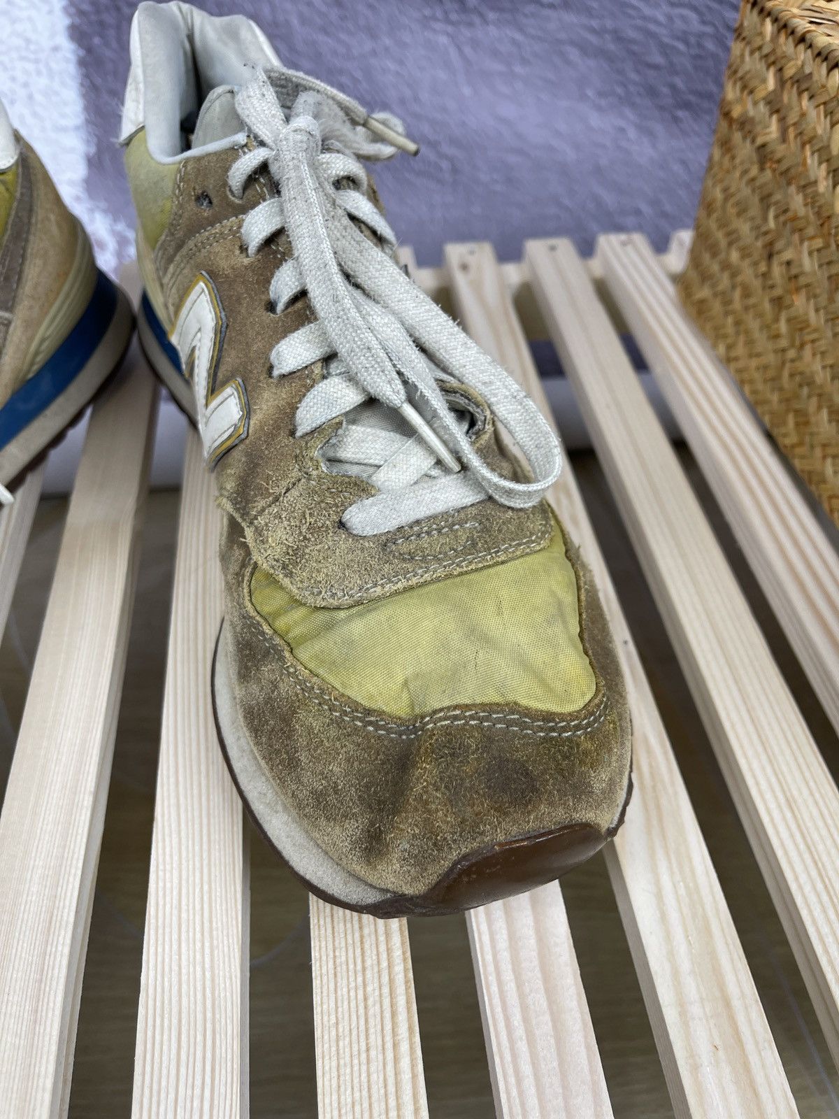 New Balance New balance vintage thrashed used worn distressed sneakers Size US 8.5 / EU 41-42 - 13 Thumbnail