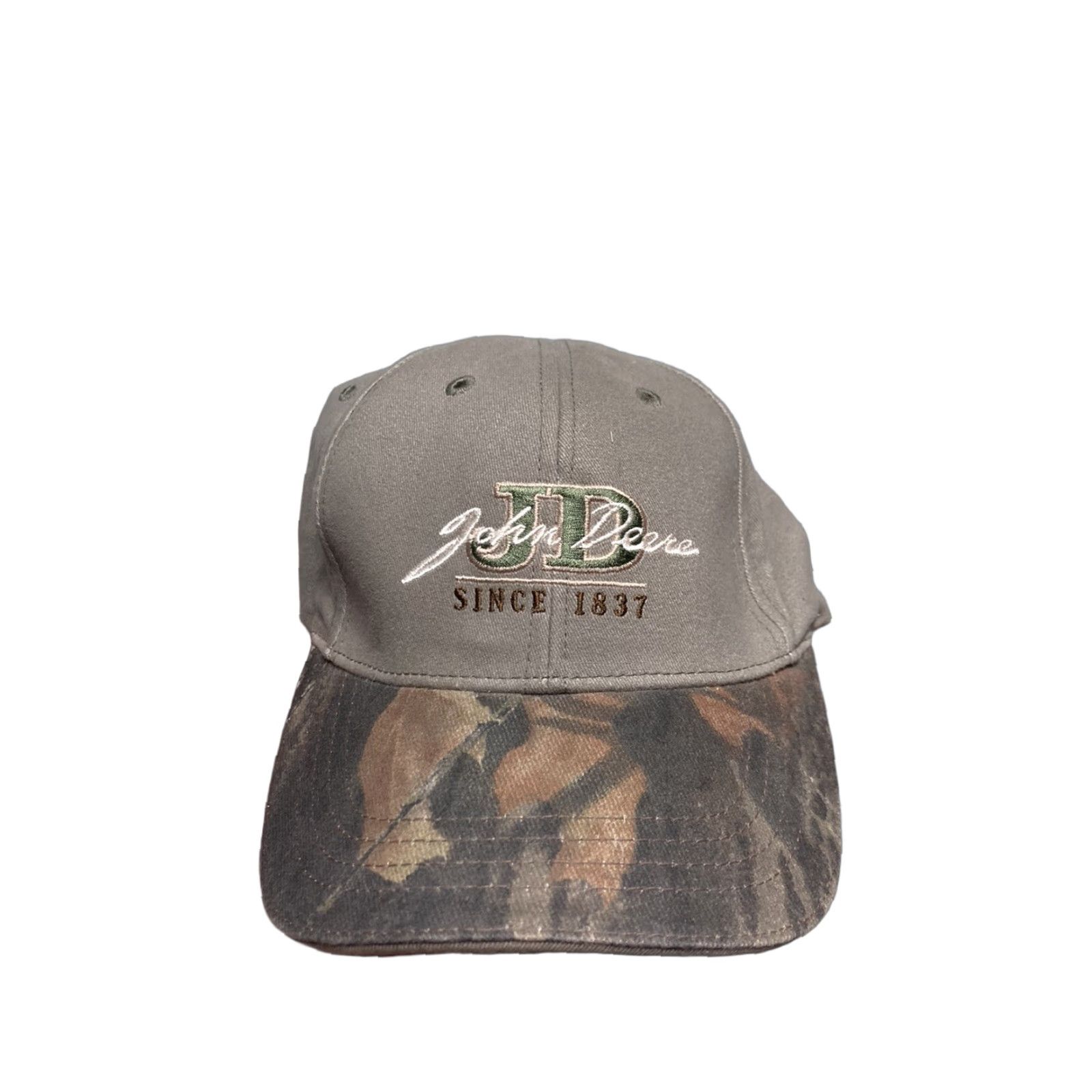 John Deere John Deere hat camo bill Realtree strapback farm cap hunting embroidered Mens Adjustable Multicolor Bill Hunting Realtree strapback cap John Deere hat Size ONE SIZE - 1 Thumbnail