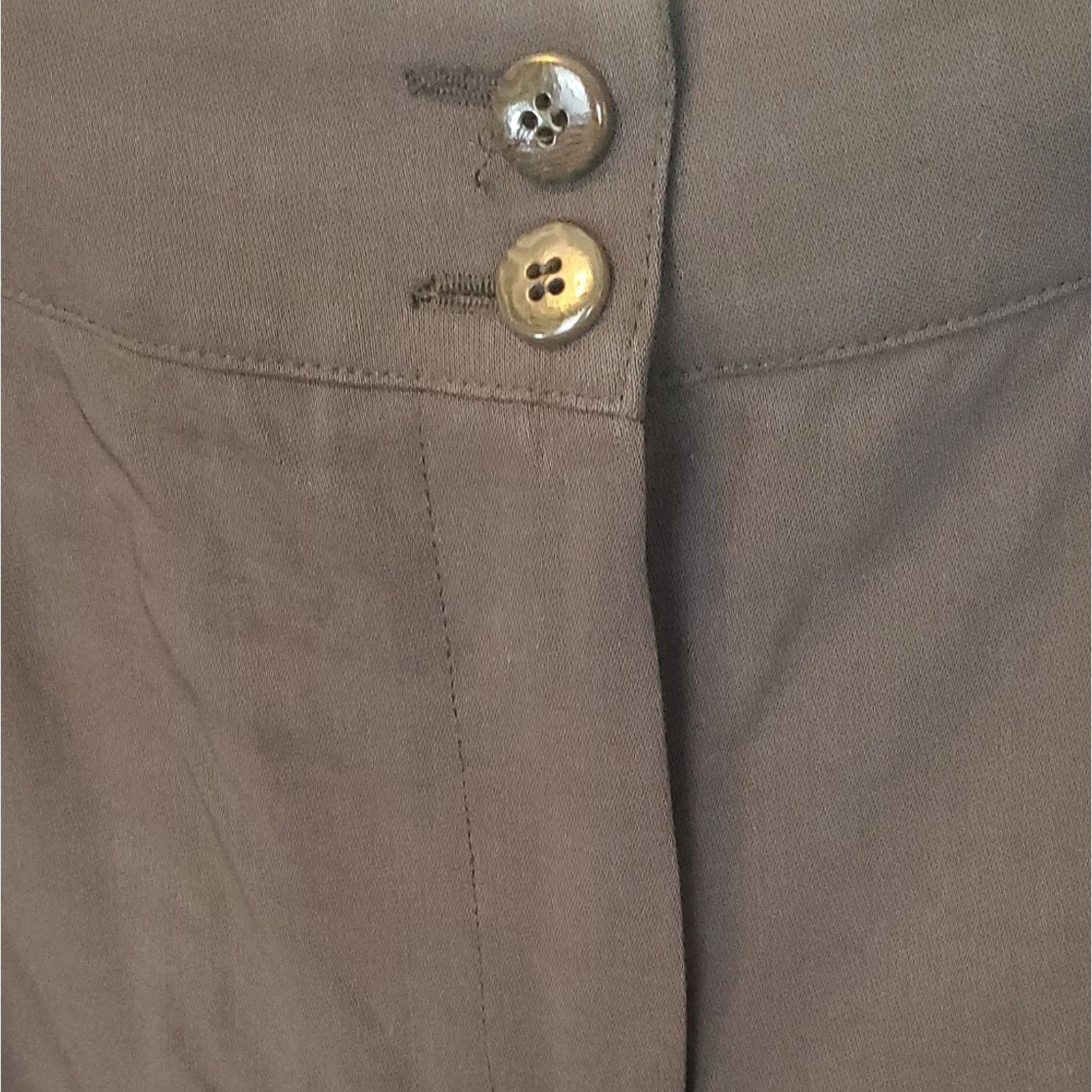 Armani Collezioni VINTAGE Armani Collezioni 80s Brown Wool Dress Pants 50IT Size 34" / US 12 / IT 48 - 3 Thumbnail