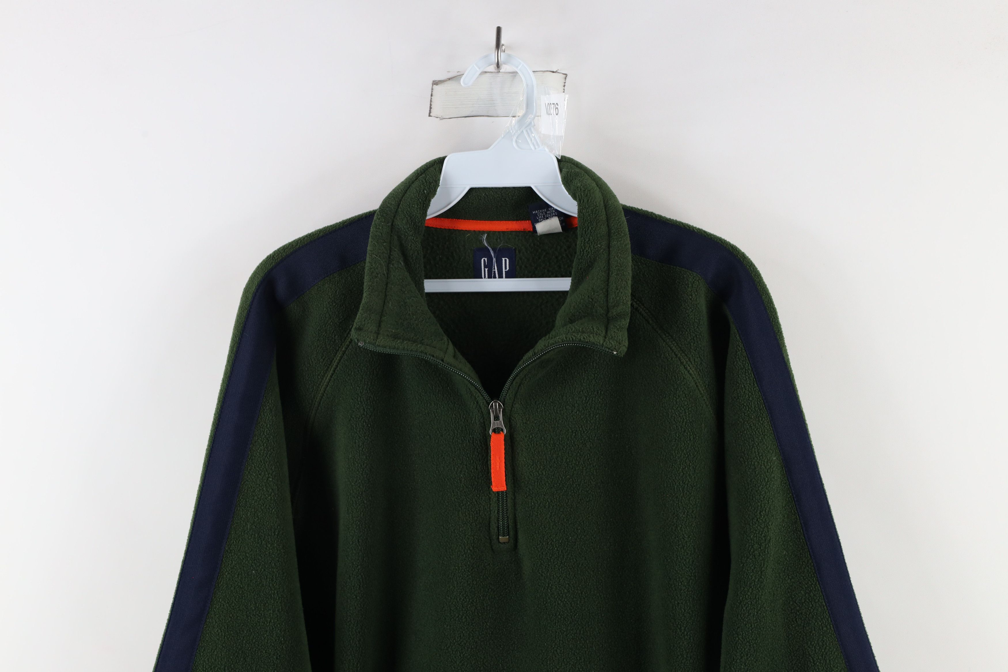 Gap × Vintage Vintage Y2K 2000 Gap Half Zip Fleece Pullover Sweater Size US M / EU 48-50 / 2 - 2 Thumbnail