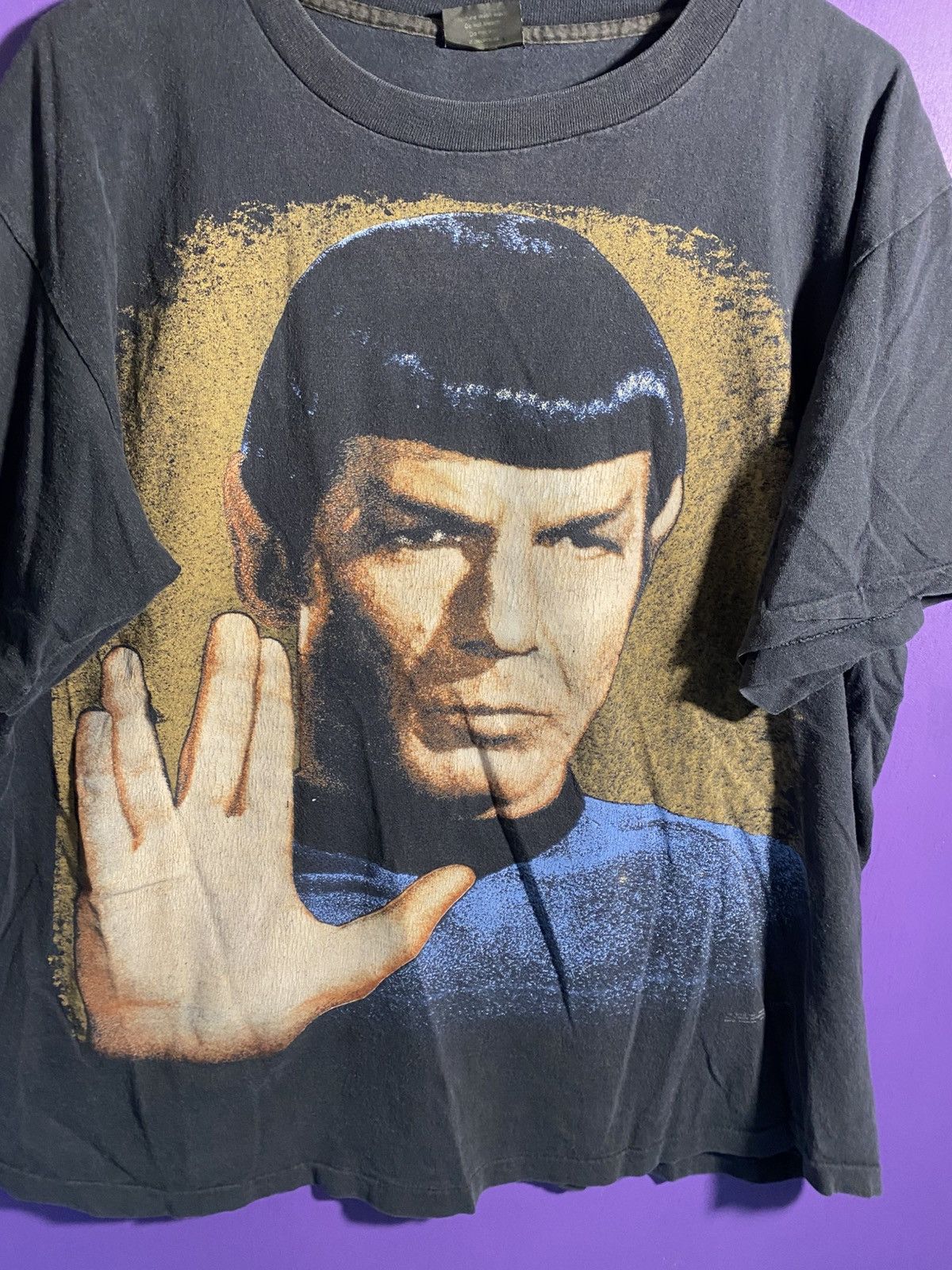 Other Vintage 90s Star trek Spok live long and prosper t-shirt Size US XL / EU 56 / 4 - 3 Thumbnail