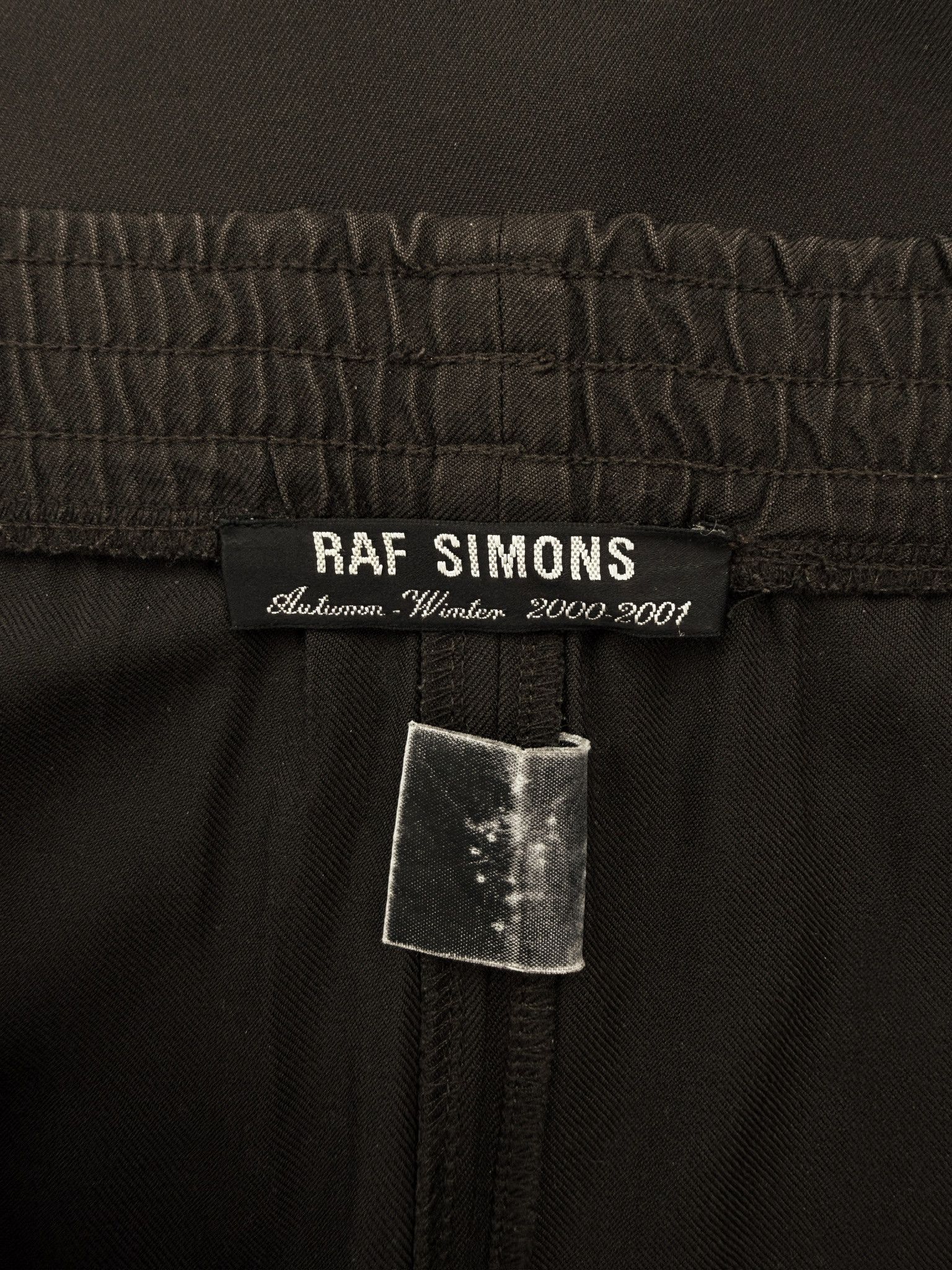 Raf Simons AW00 Raf Simons Confusion Wide Leg Brown Elasticated Sweat Pants Size US 34 / EU 50 - 2 Thumbnail