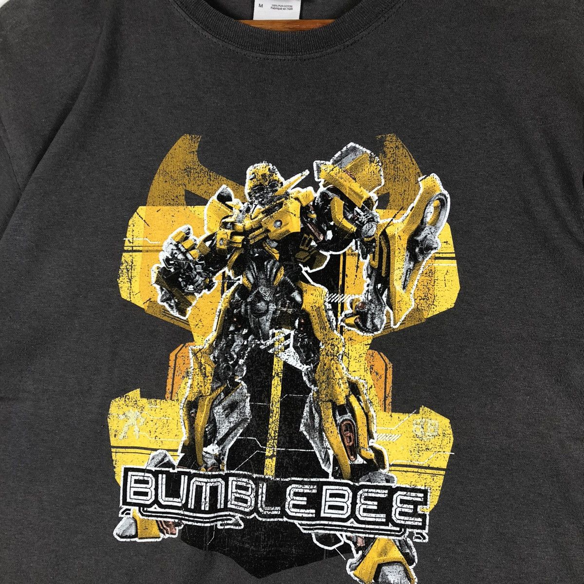 Gildan Bumble Bee Rare TRANSFORMERS Movie T-Shirt Size US M / EU 48-50 / 2 - 5 Thumbnail