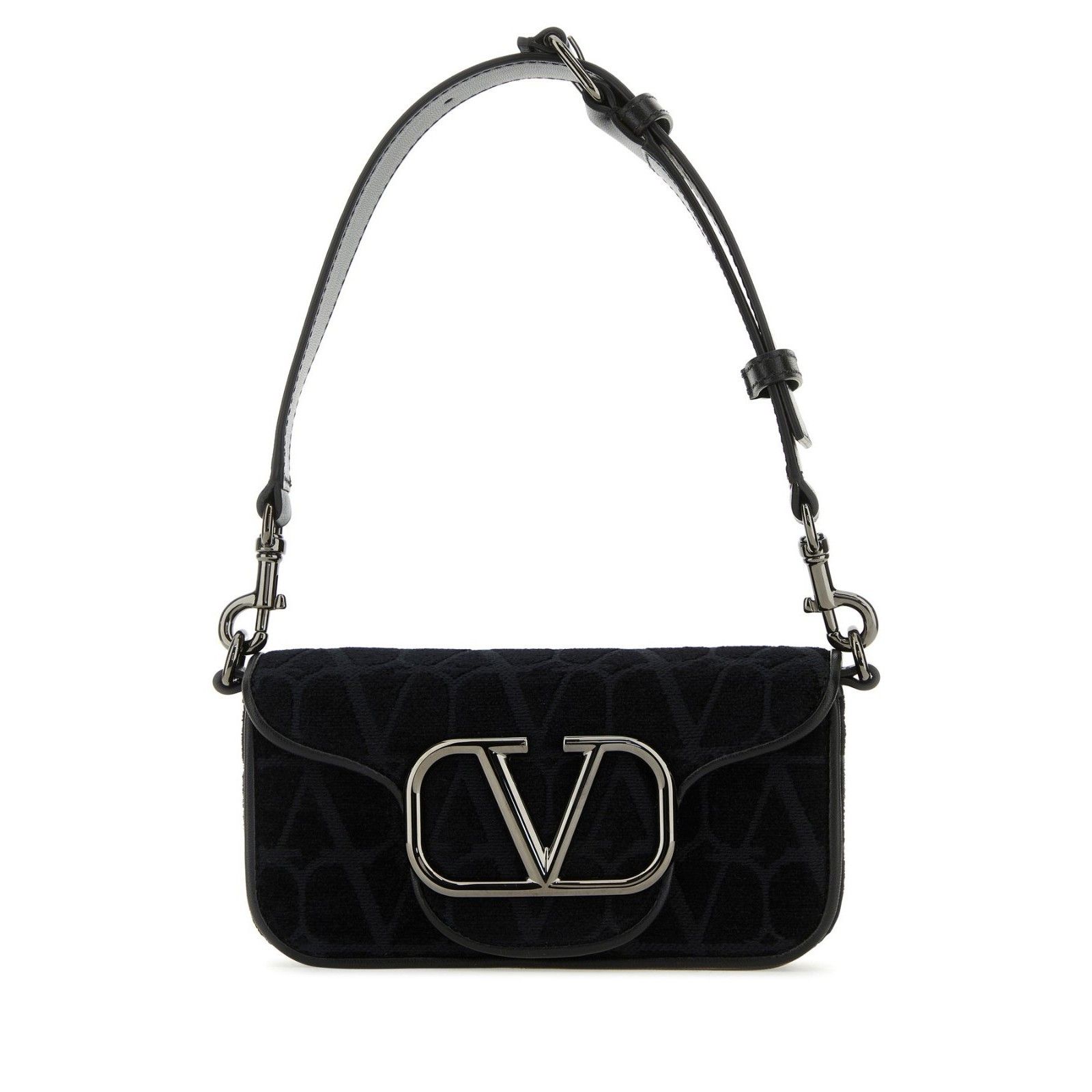 Valentino VALENTINO GARAVANI Mini Toile Iconographe Loco Black Leather Size ONE SIZE - 1 Thumbnail