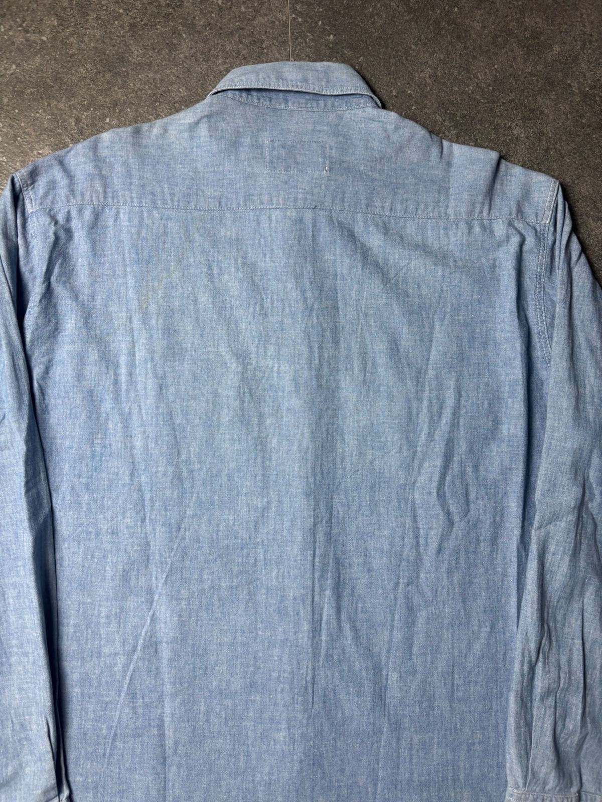 Giorgio Armani 1990s Armani Jeans Giorgio Armani Blue Chambray Shirt Size US L / EU 52-54 / 3 - 10 Thumbnail