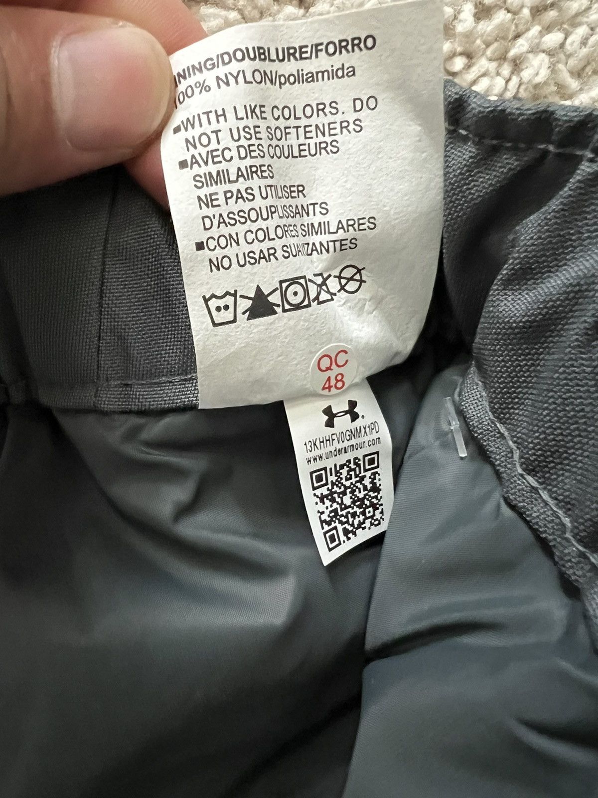 Under Armour Under Armour Gray Stormproof Lined Rain Pants Waterproof Size US 34 / EU 50 - 13 Thumbnail