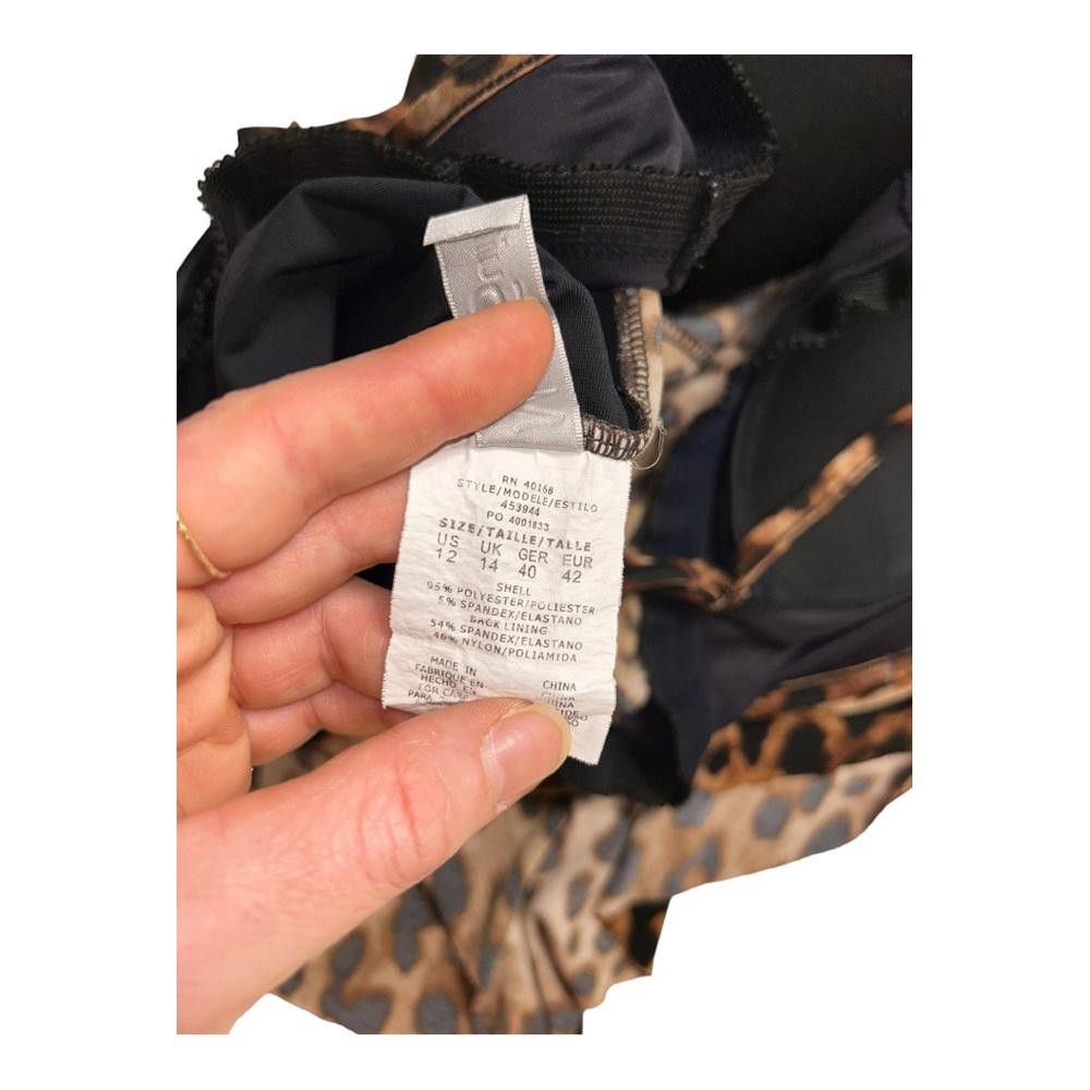 Designer Magicsuit l Rita Leopard Print Tankini Swimsuit Top Size 12 Size ONE SIZE - 6 Thumbnail
