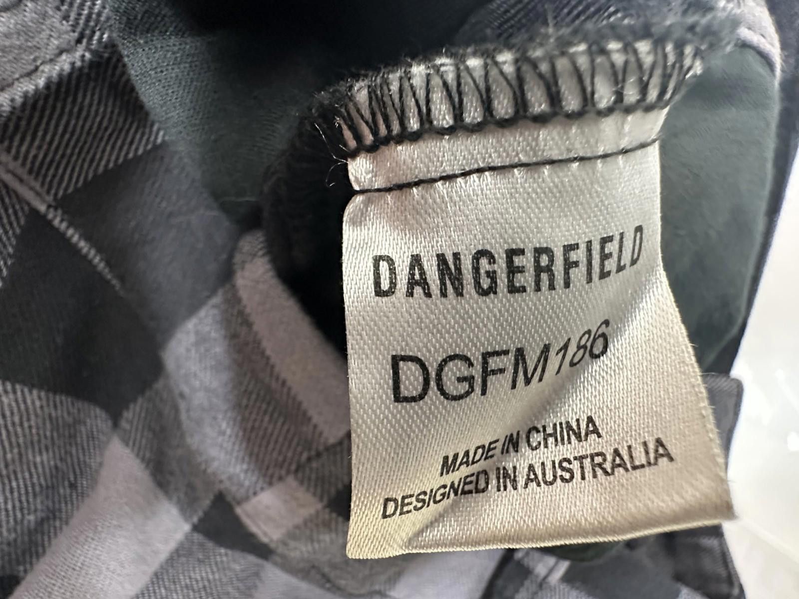 Dangerfield Dangerfield Men's XS 26/28 Black Gray Checked Chinos Size US 28 / EU 44 - 7 Thumbnail